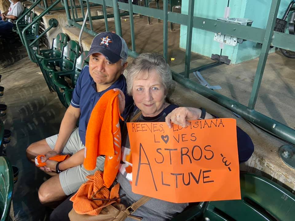 Jose Altuve made a surprise visit to a young Astros fan who