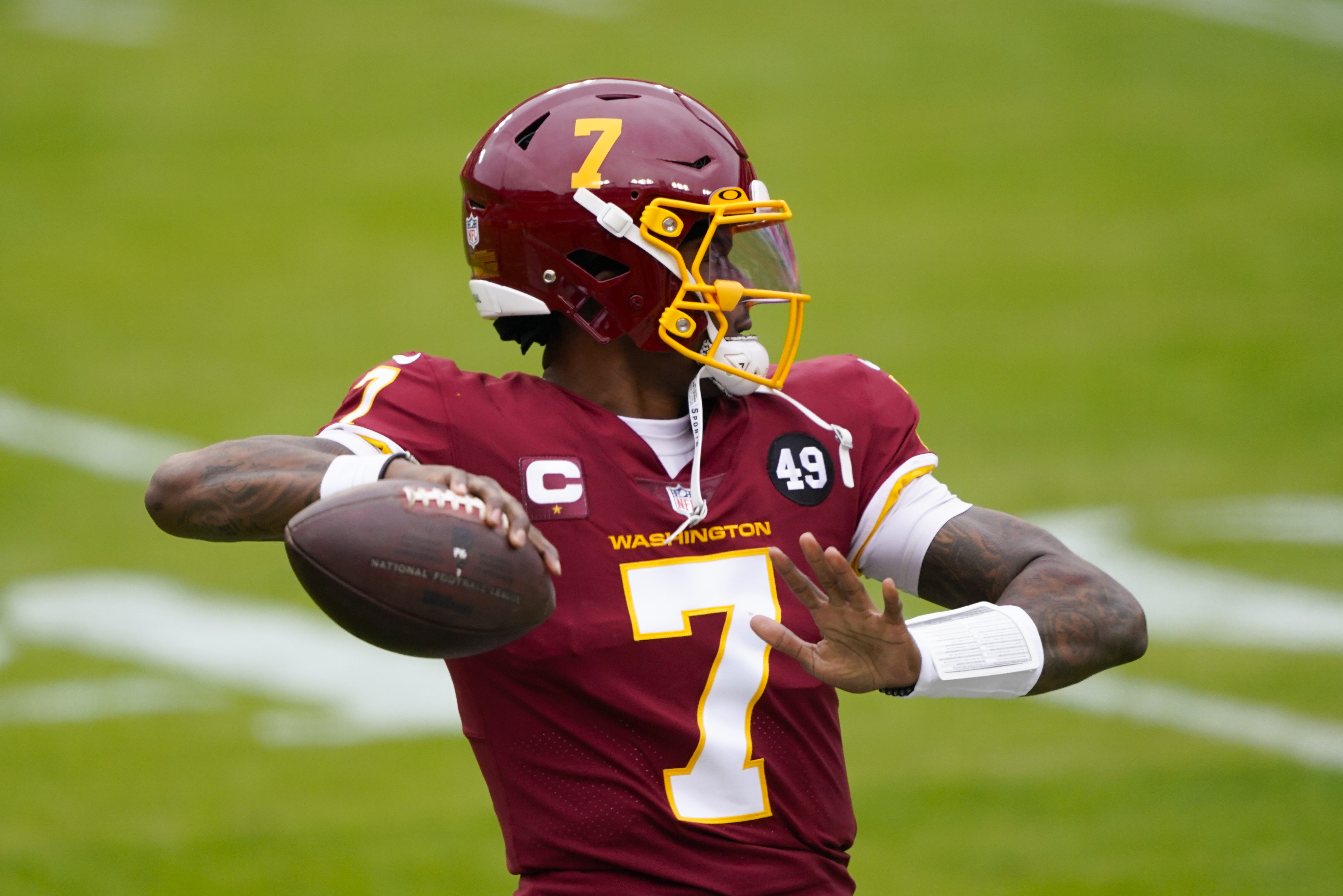 Dwayne Haskins, Washington Redskins quarterback, missed the last