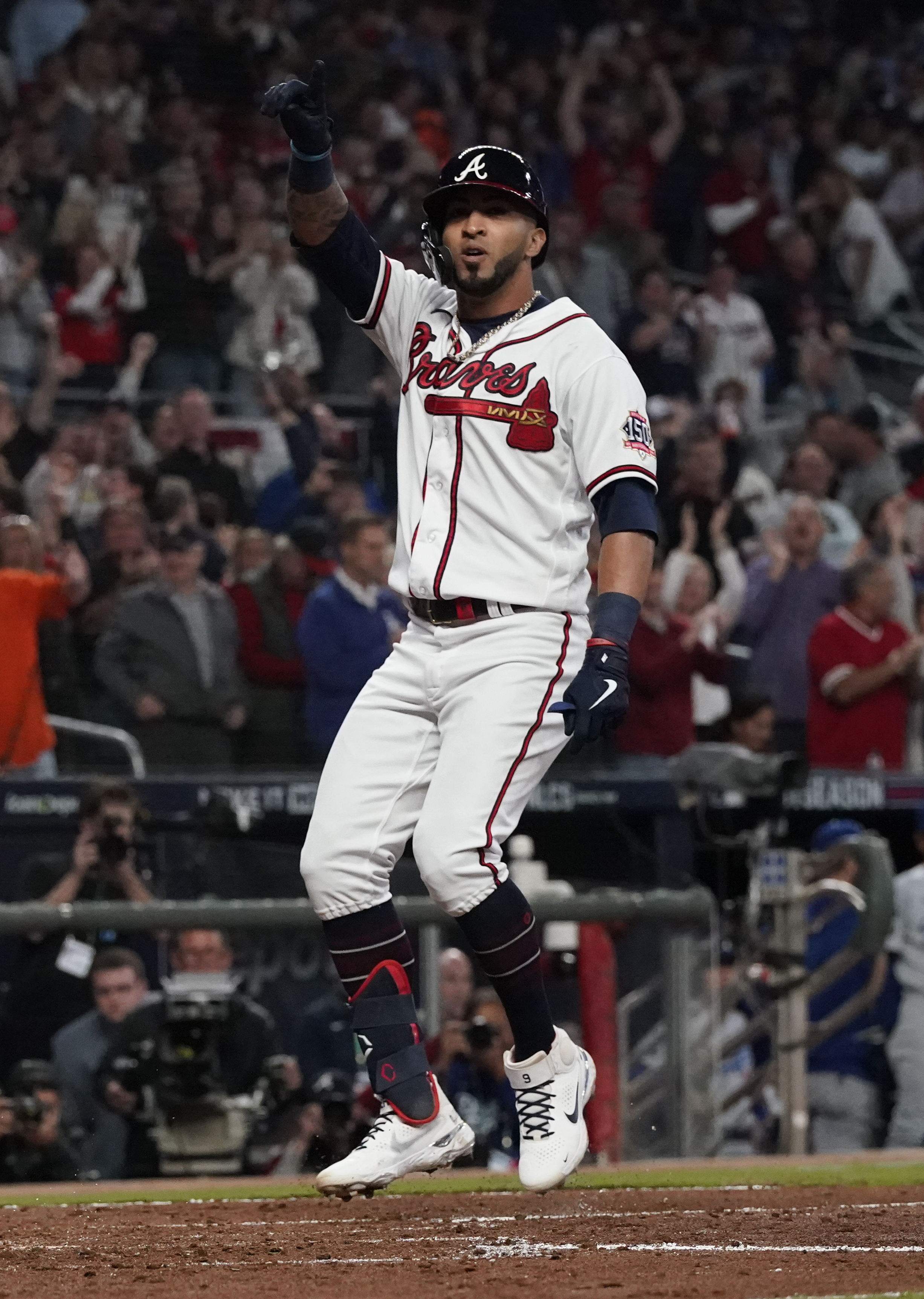 September 19, 2021: Braves' Eddie Rosario hits for the cycle on