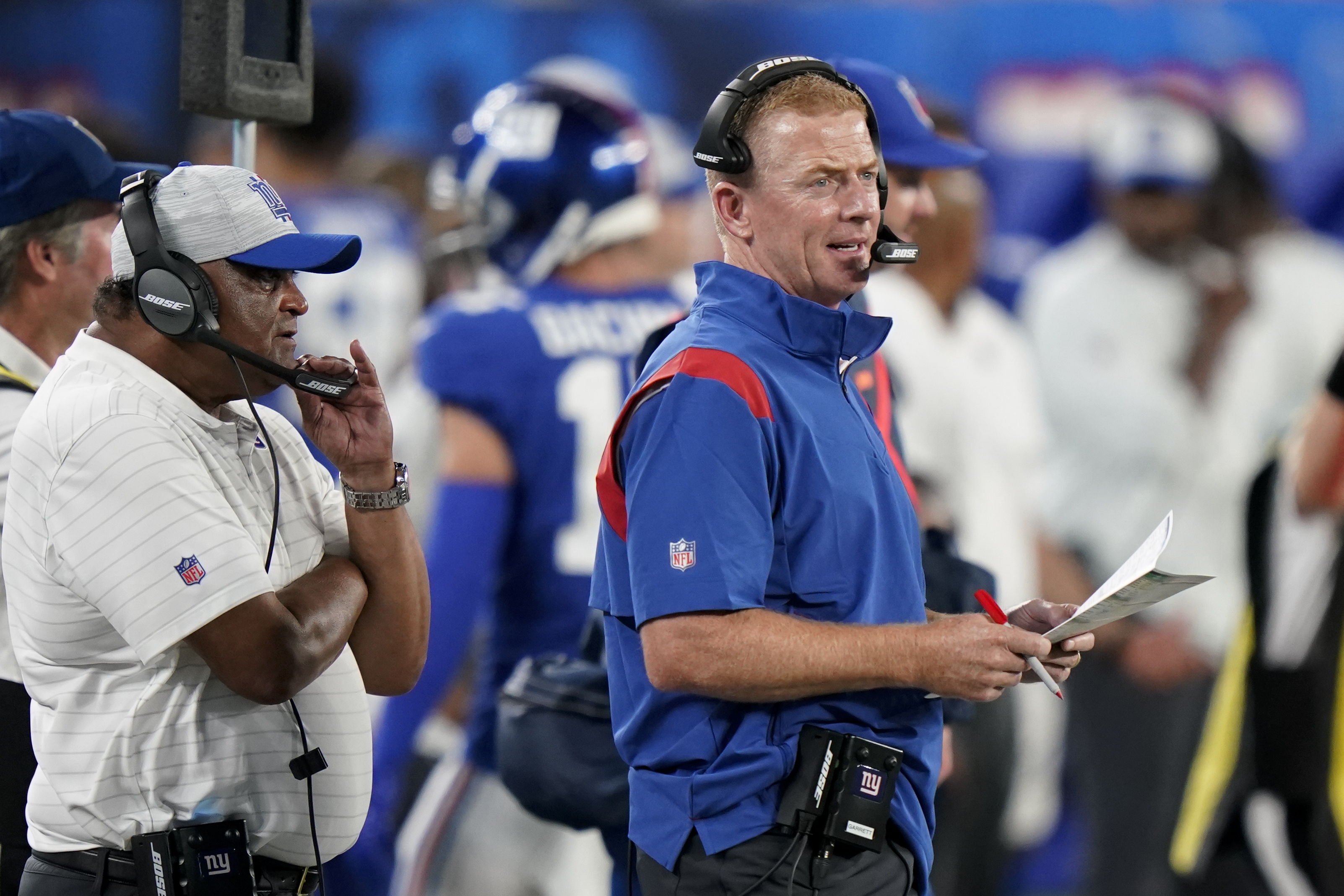 Kerry Collins praises Jason Garrett, his former backup and now the  offensive coordinator for the Giants - Newsday