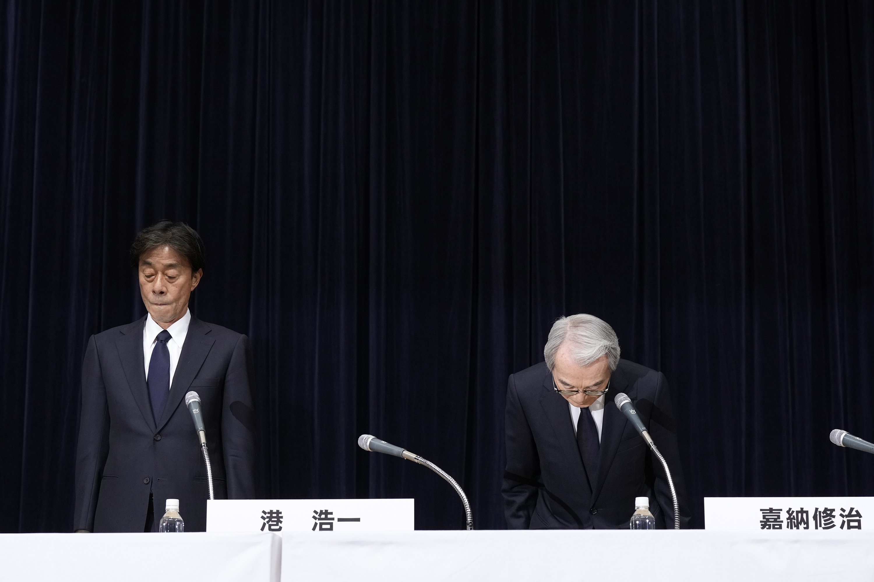 Executives at Japan`s Fuji TV and parent firm resign over a sex