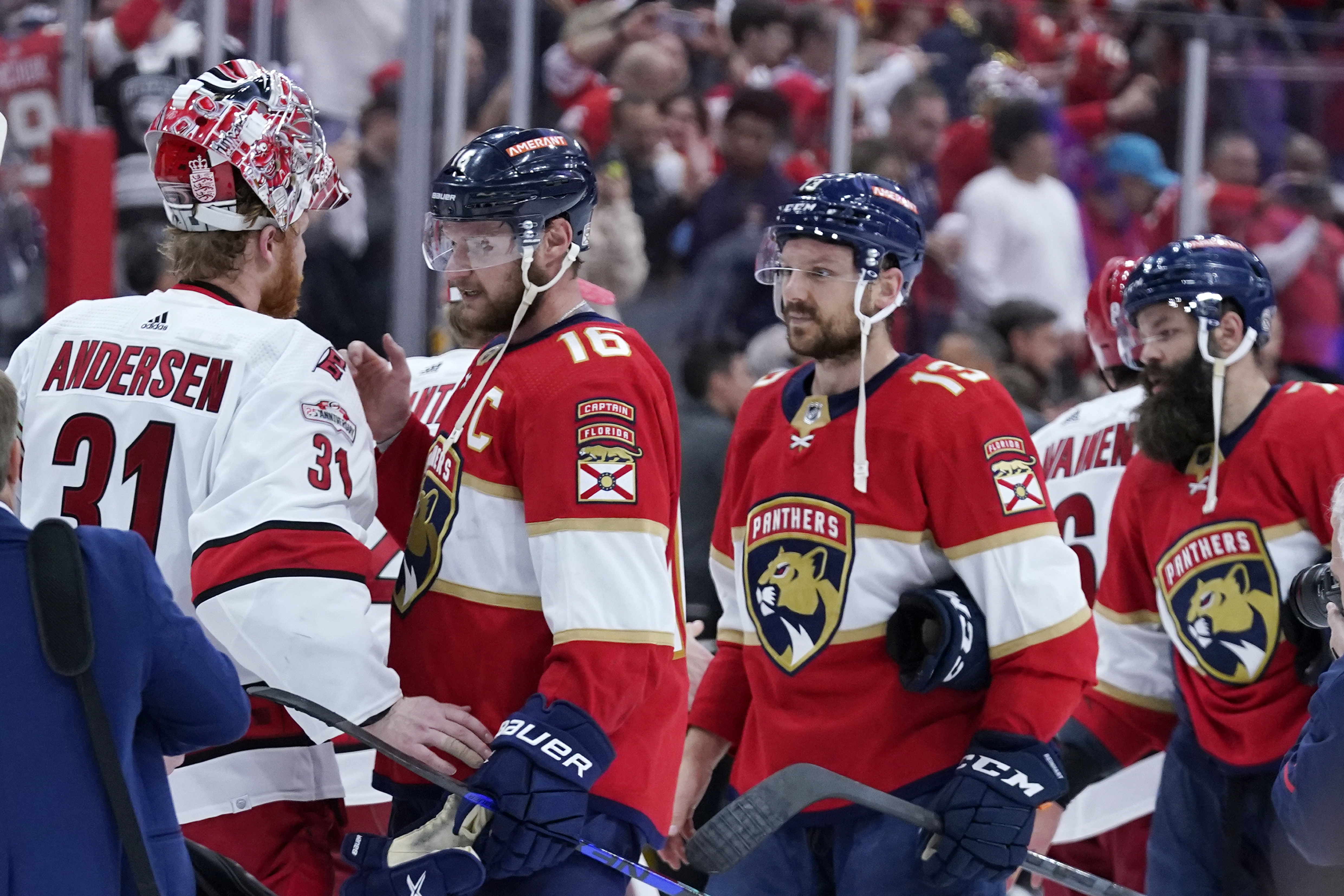 Tkachuk scores another OT winner, lifting Panthers to 2-0 series lead vs  Hurricanes