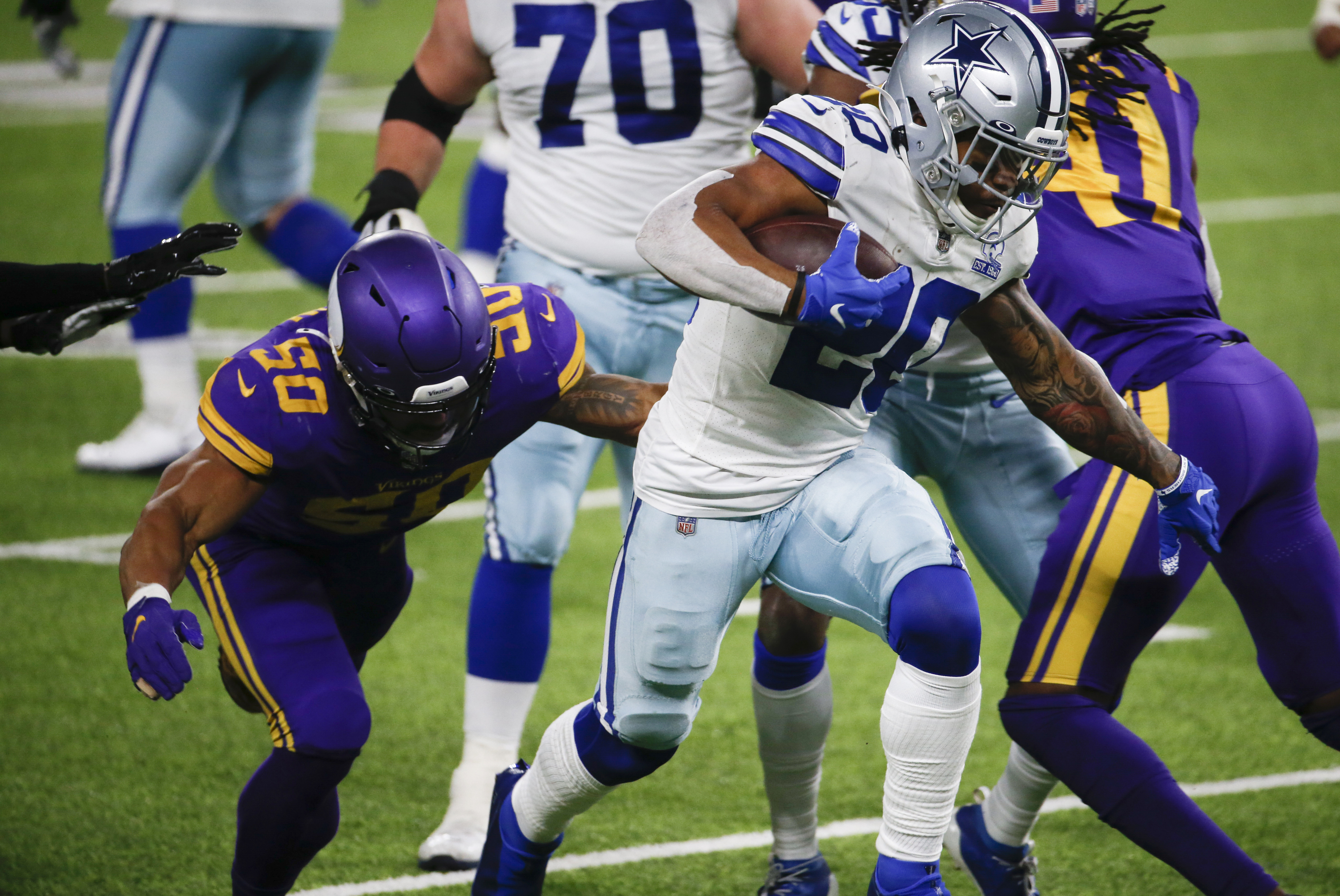 Vikings' winning streak ends when Dallas scores late for 31-28 victory