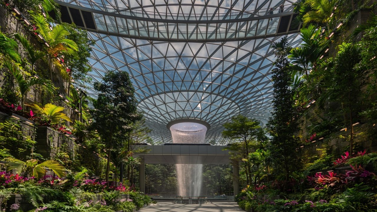 Singapore Changi Airport's new terminal is dazzling