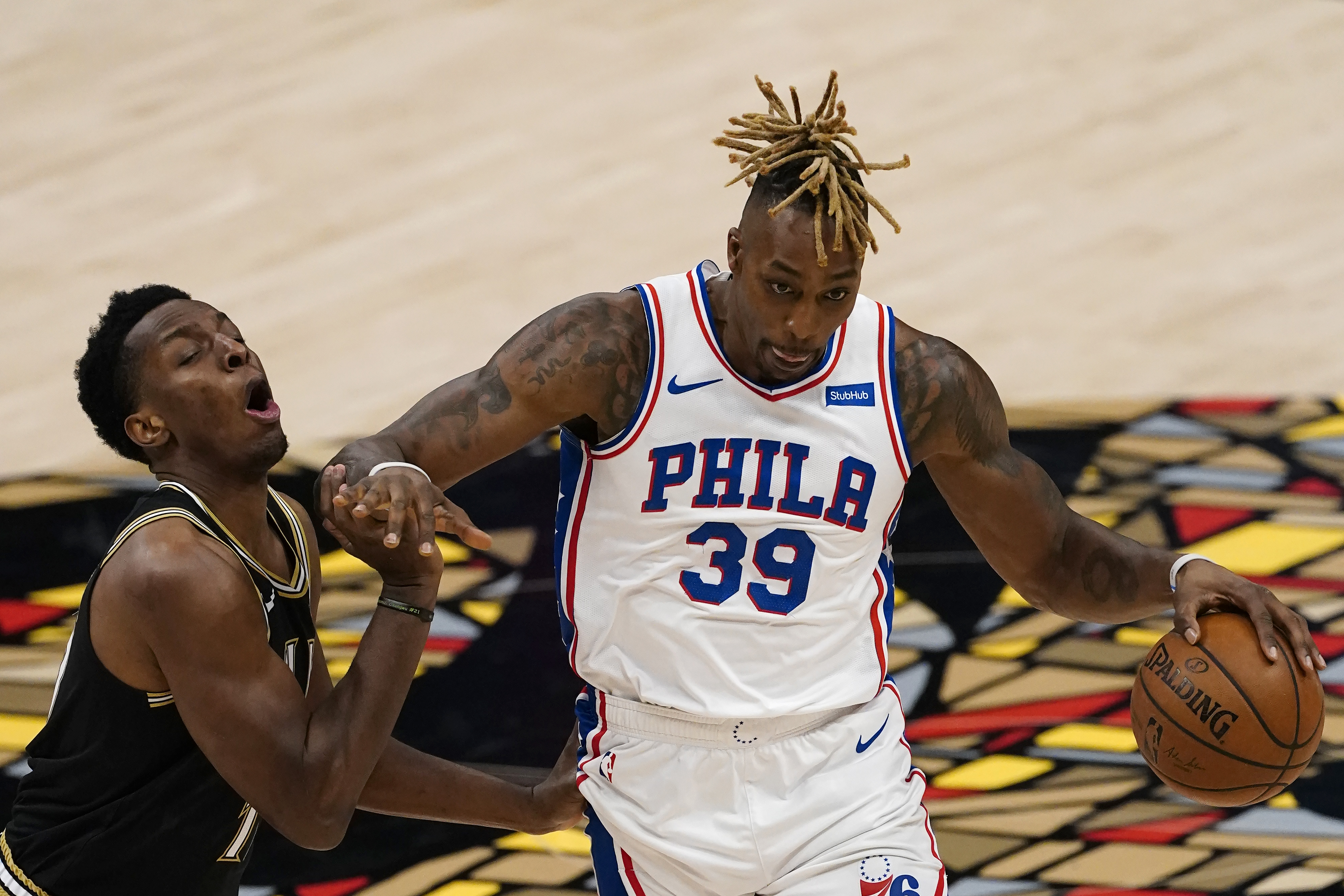 Quavo Celebrate Atlanta Hawks Philadelphia 76ers