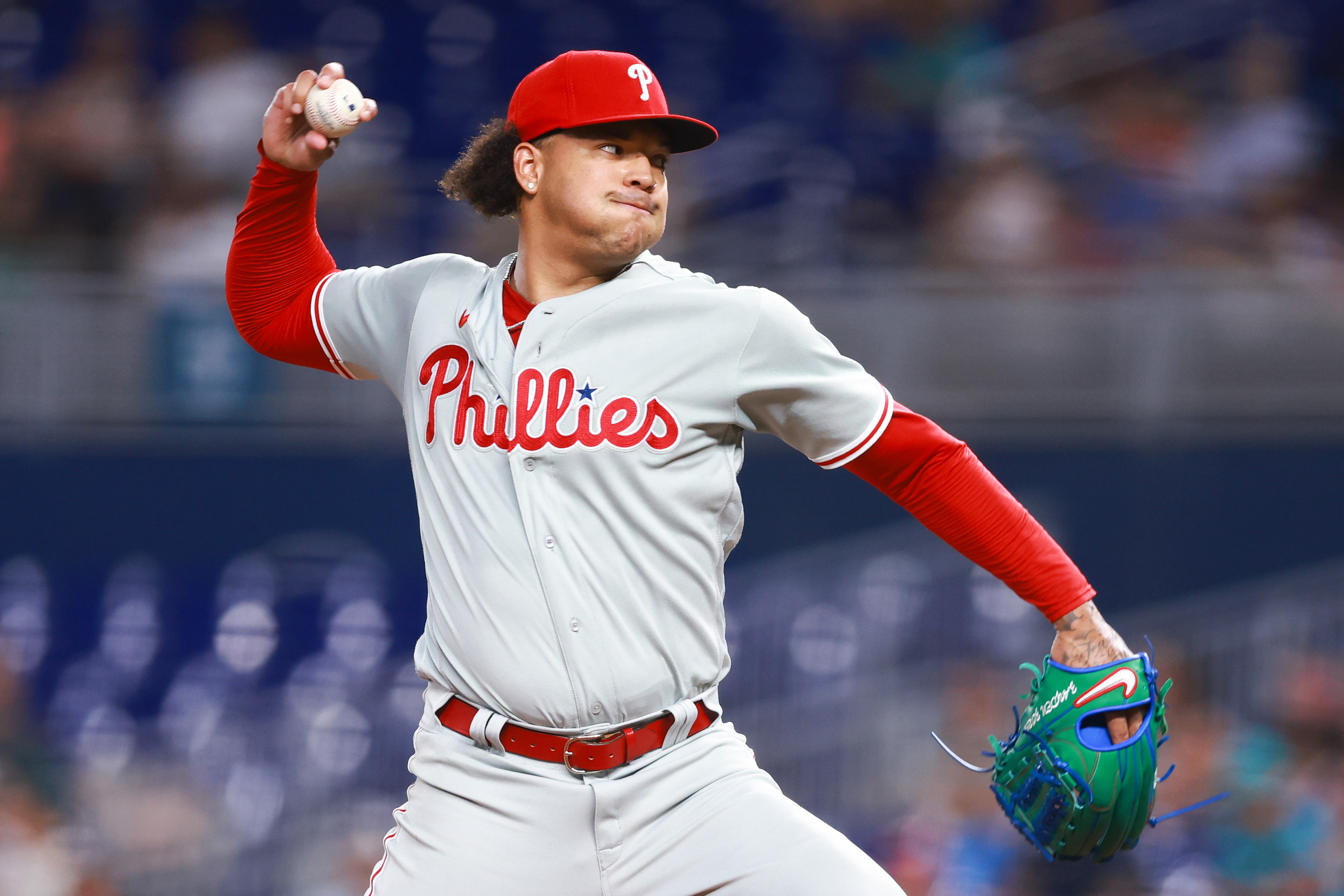 Phillies' Walker shuts down Marlins to become majors first pitcher with 12  wins