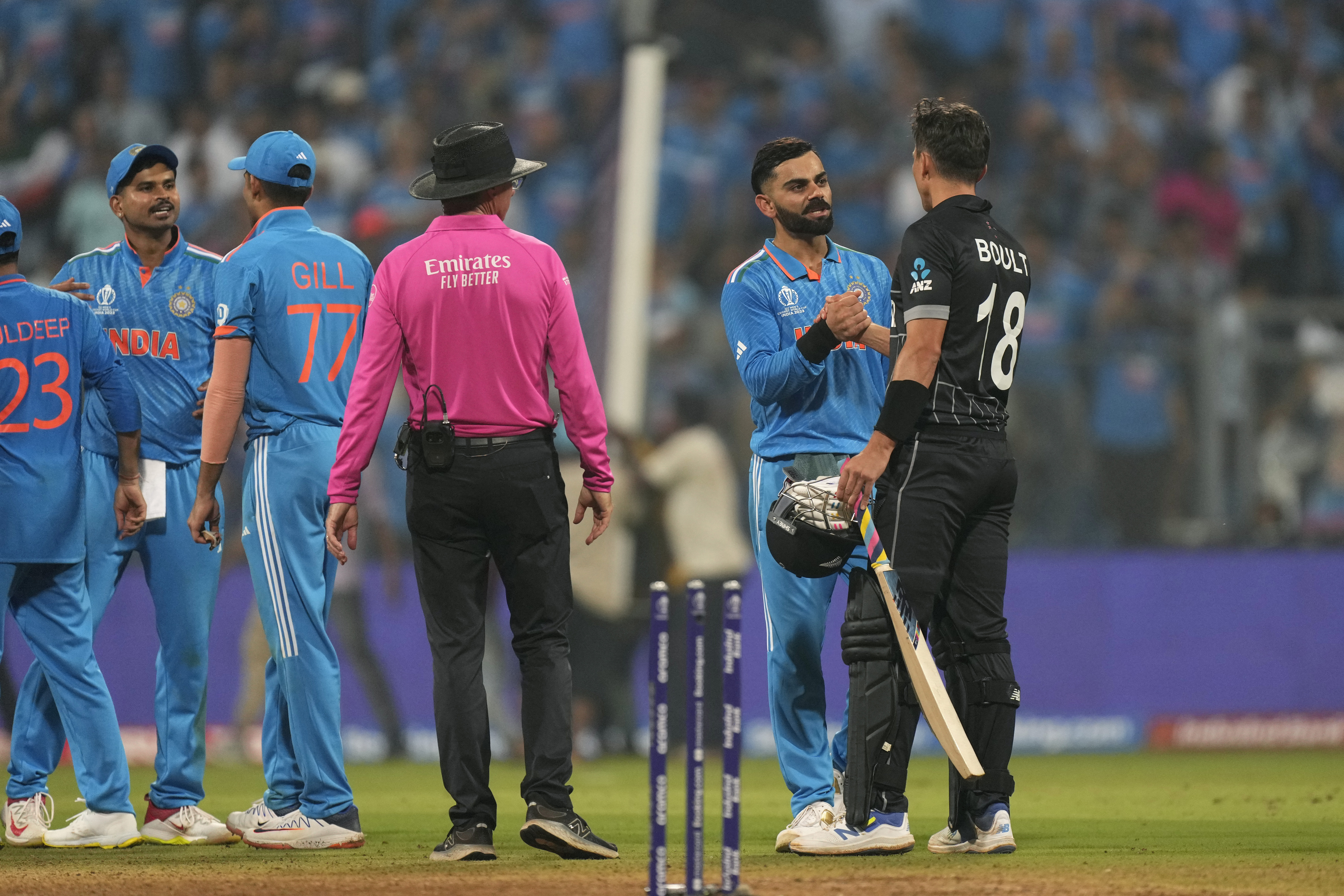 ODI World Cup 2023 IND vs NZ Semi Final: David Beckham and Sachin Tendulkar  attend India vs New Zealand semifinal