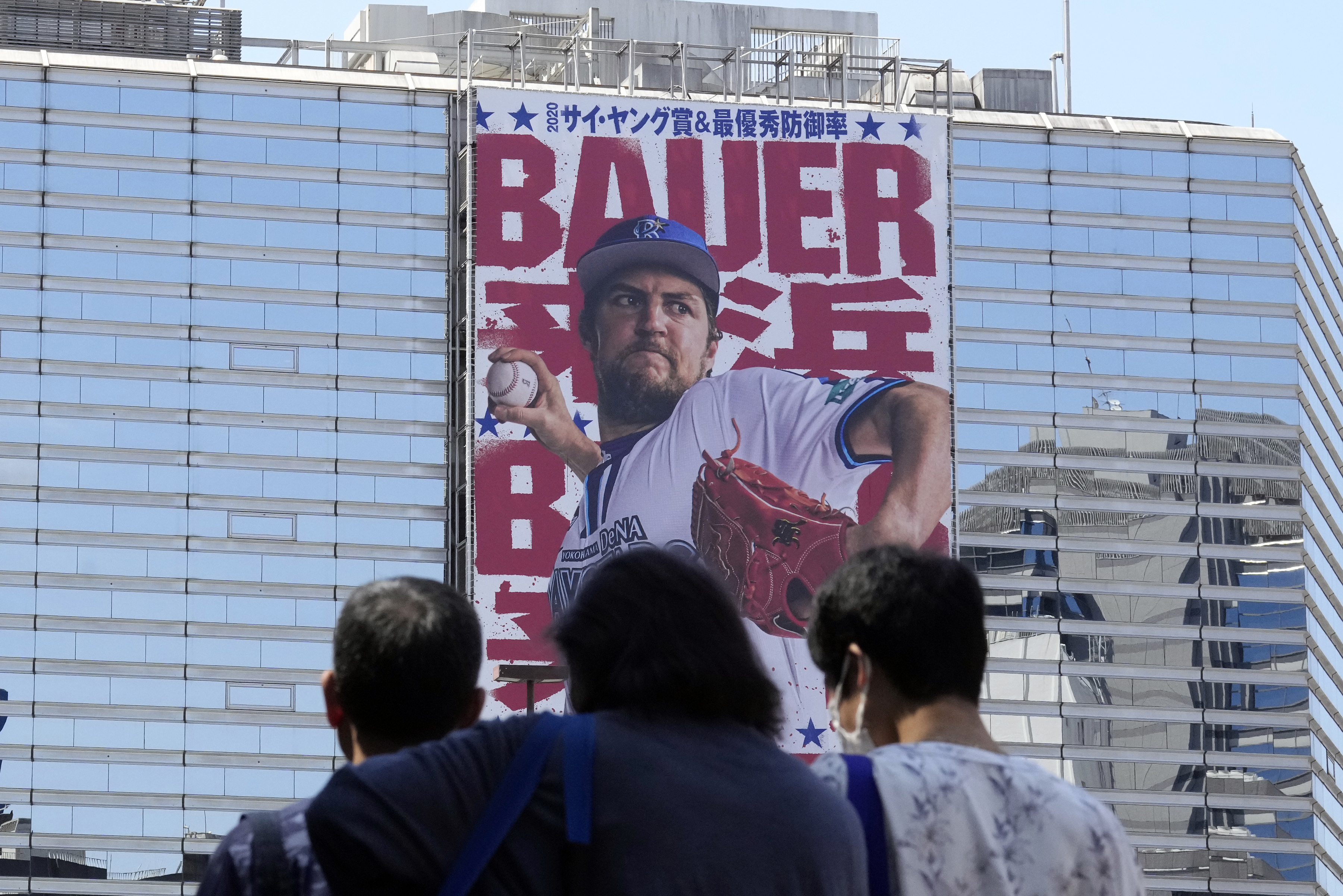 Trevor Bauer picks up 4-1 victory in debut with Yokohama