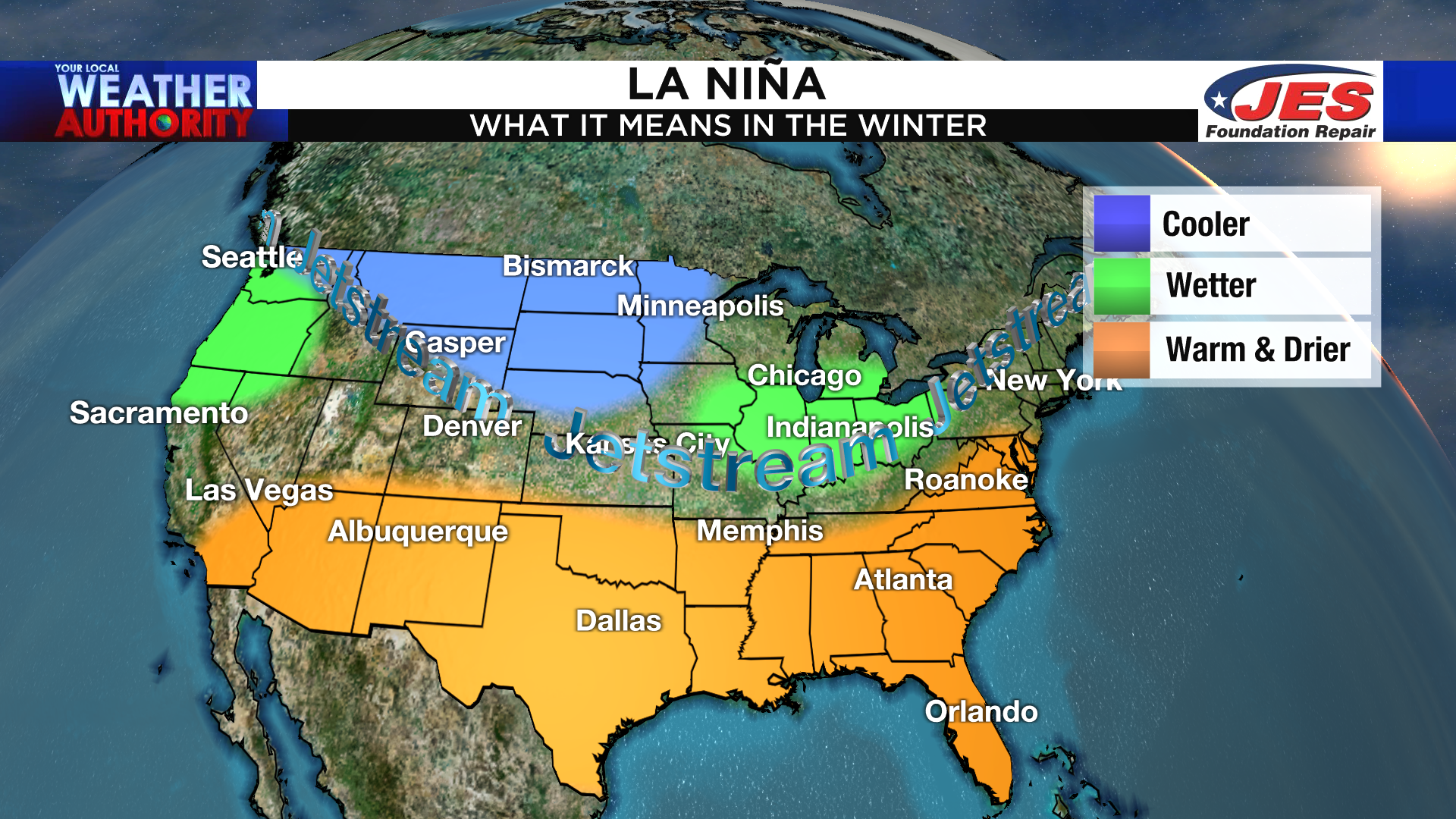 Winter Atlanta La Nina 2021