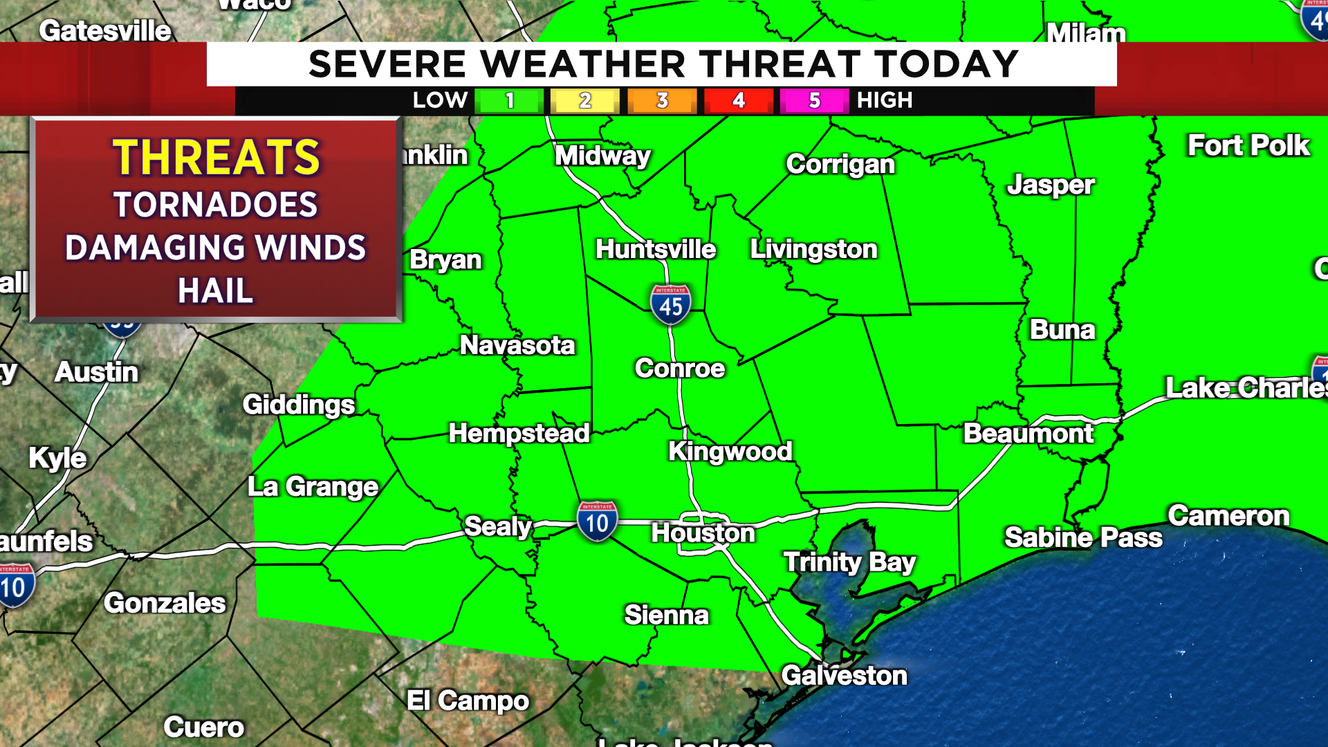 Severe weather and flood threat increases into tonight