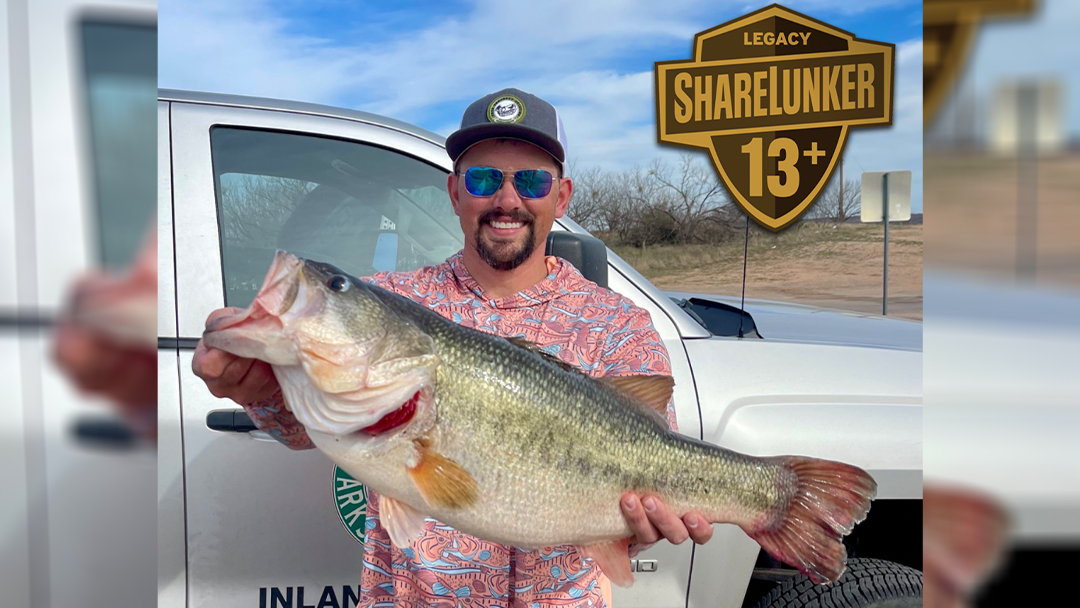 Texas fisherman breaks waterbody record with 13.33-pound