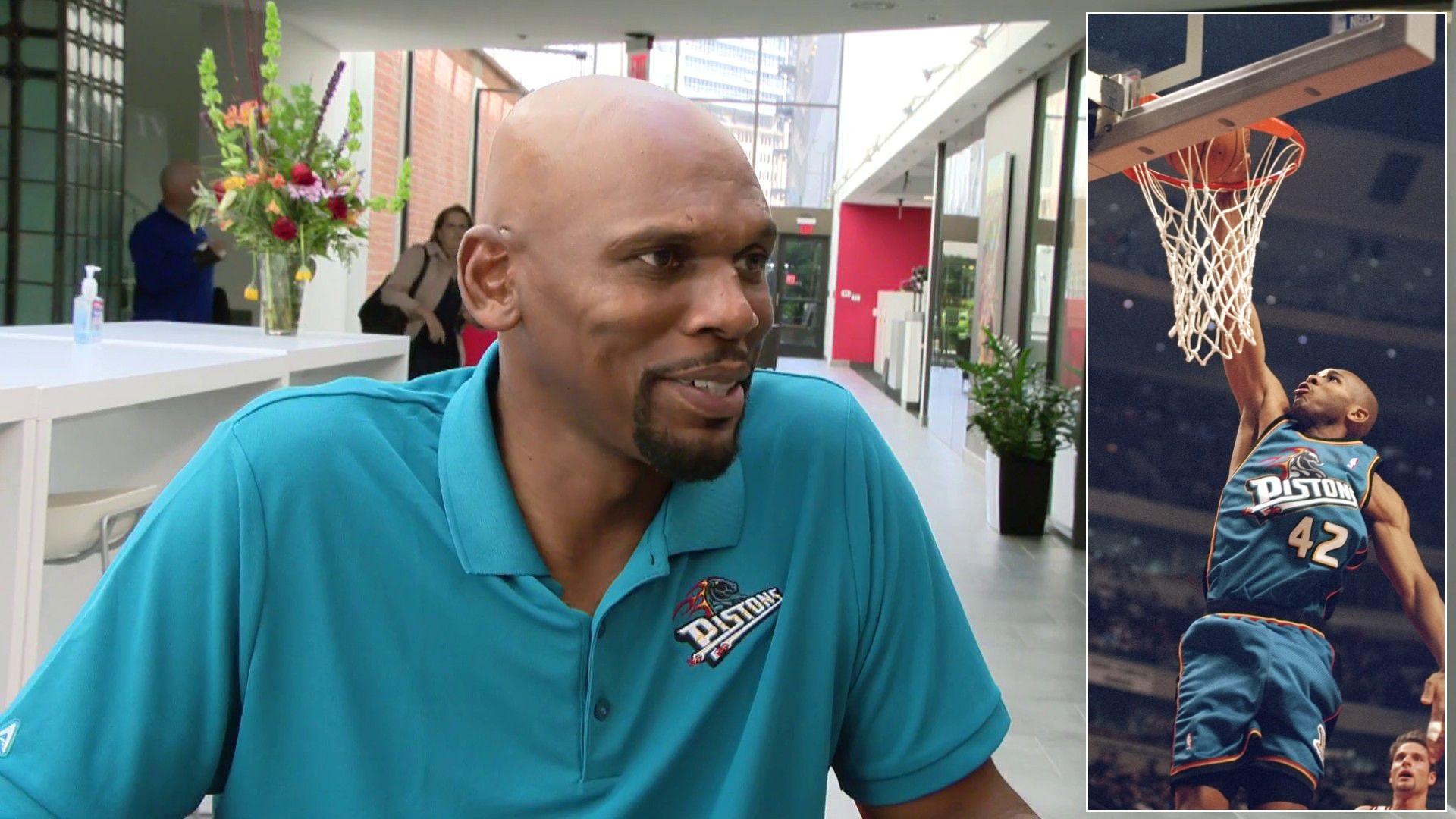 What does Jerry Stackhouse think about the Detroit Pistons