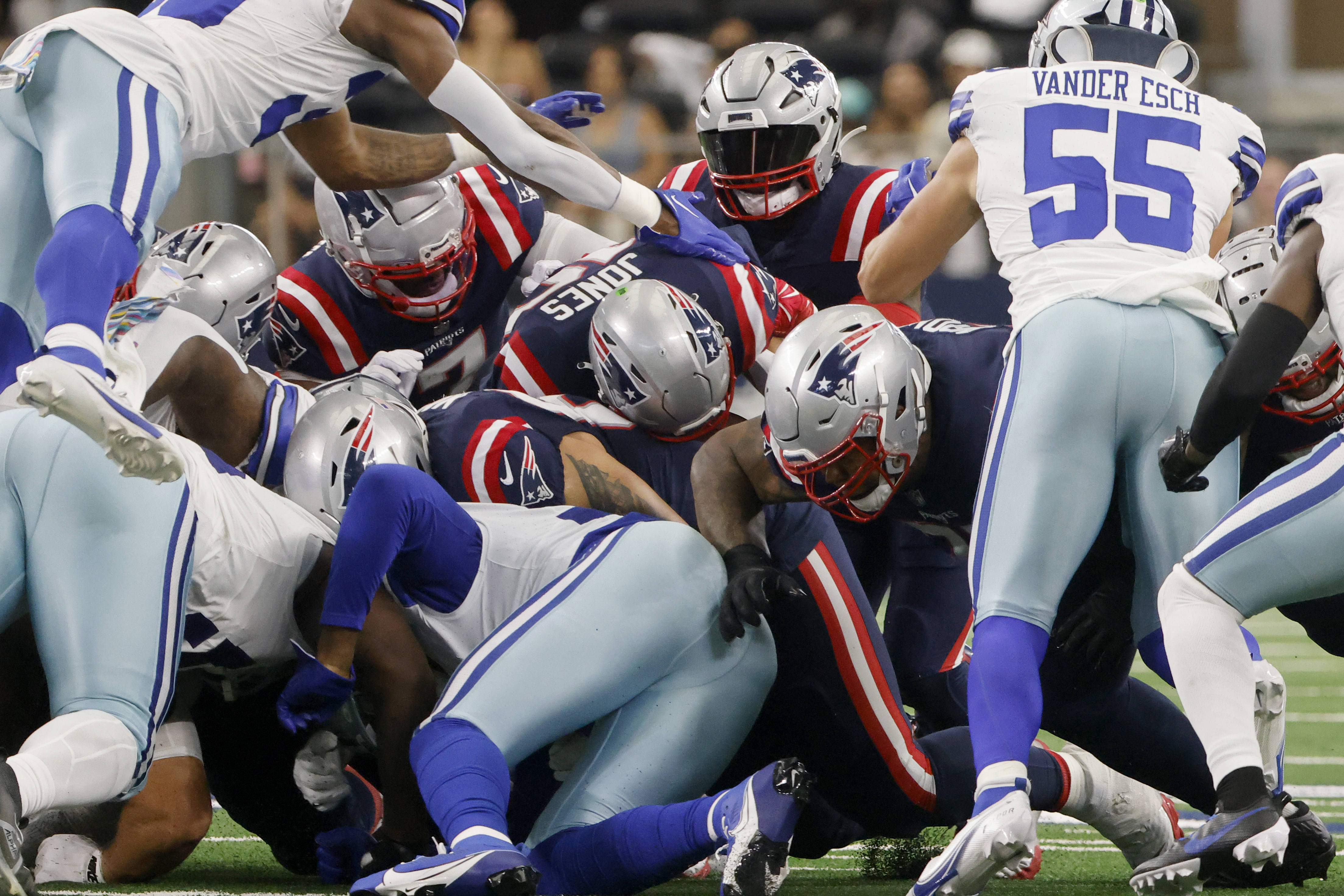 Patriots pull QB Mac Jones after 2 turnovers lead directly to Cowboys  touchdowns, Professional