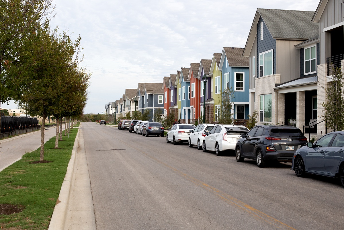 Mueller neighborhood in Austin, Texas