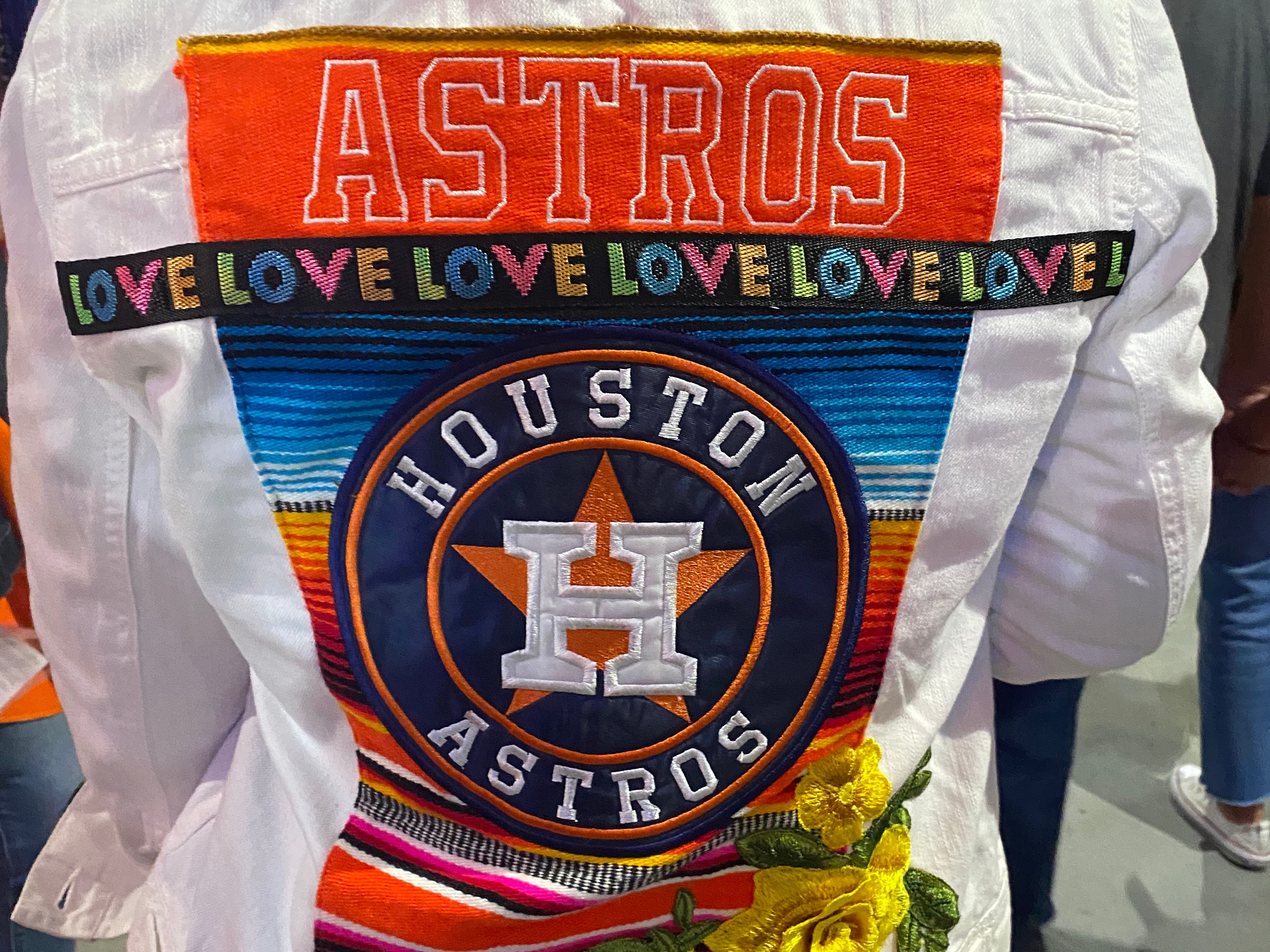 Custom Jean Jacket Custom Denim Jacket Houston Astros -  Israel