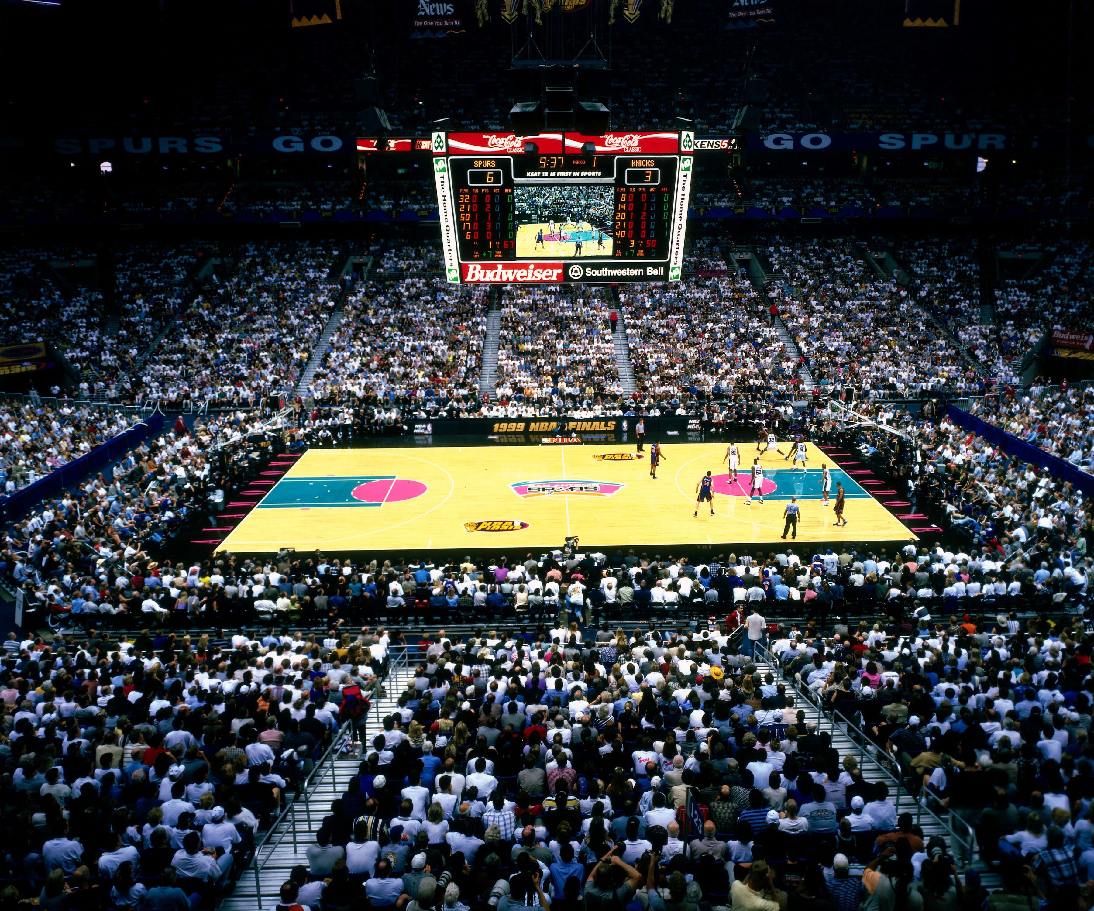 Vintage 90s 1999 NBA Finals New York Knicks San Antonio Spurs