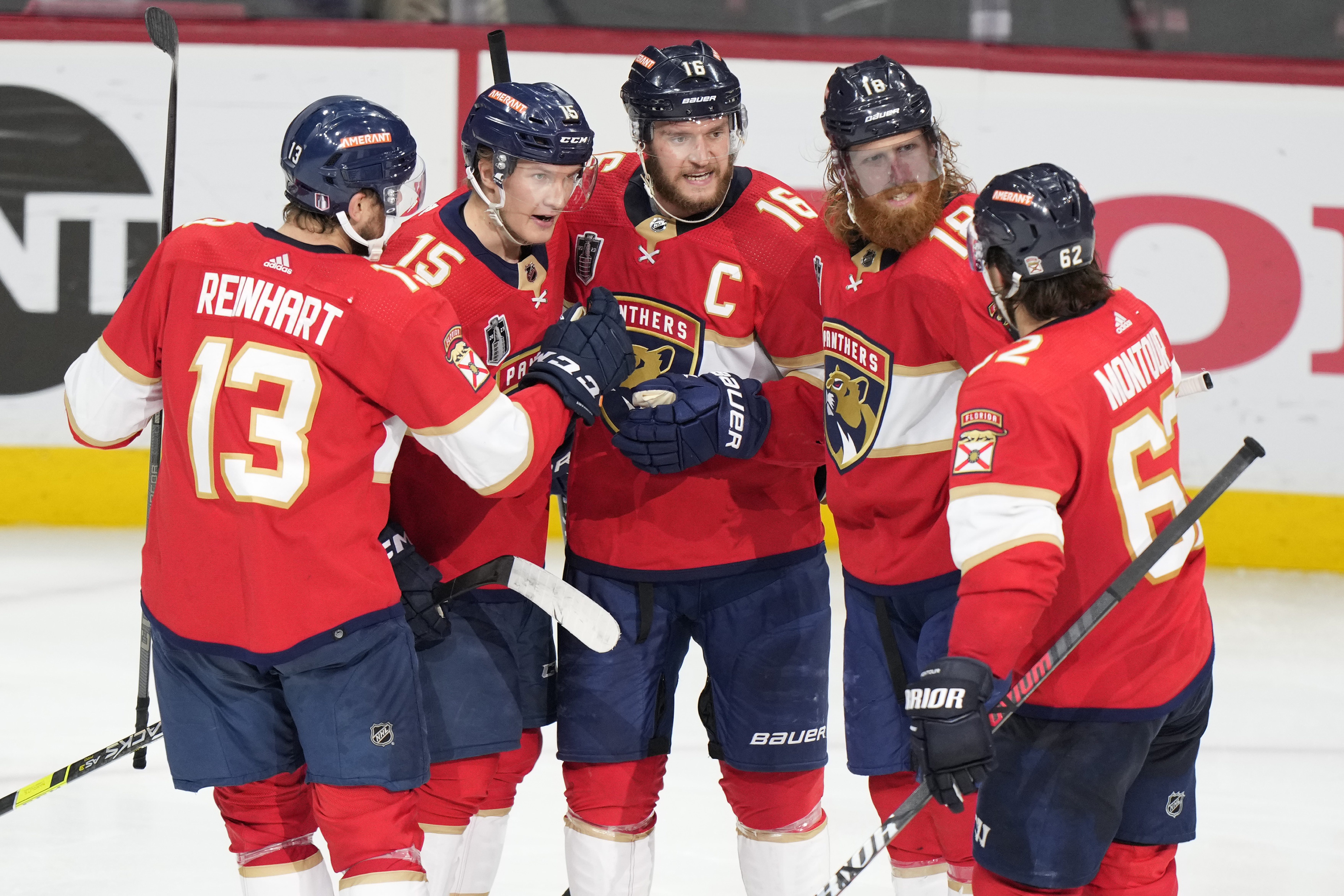 Florida Panthers defenseman Aaron Ekblad is shown during the first