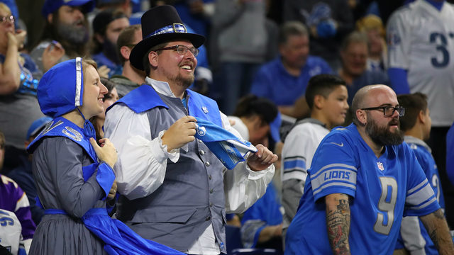 Detroit Lions all-time record in Thanksgiving Day game