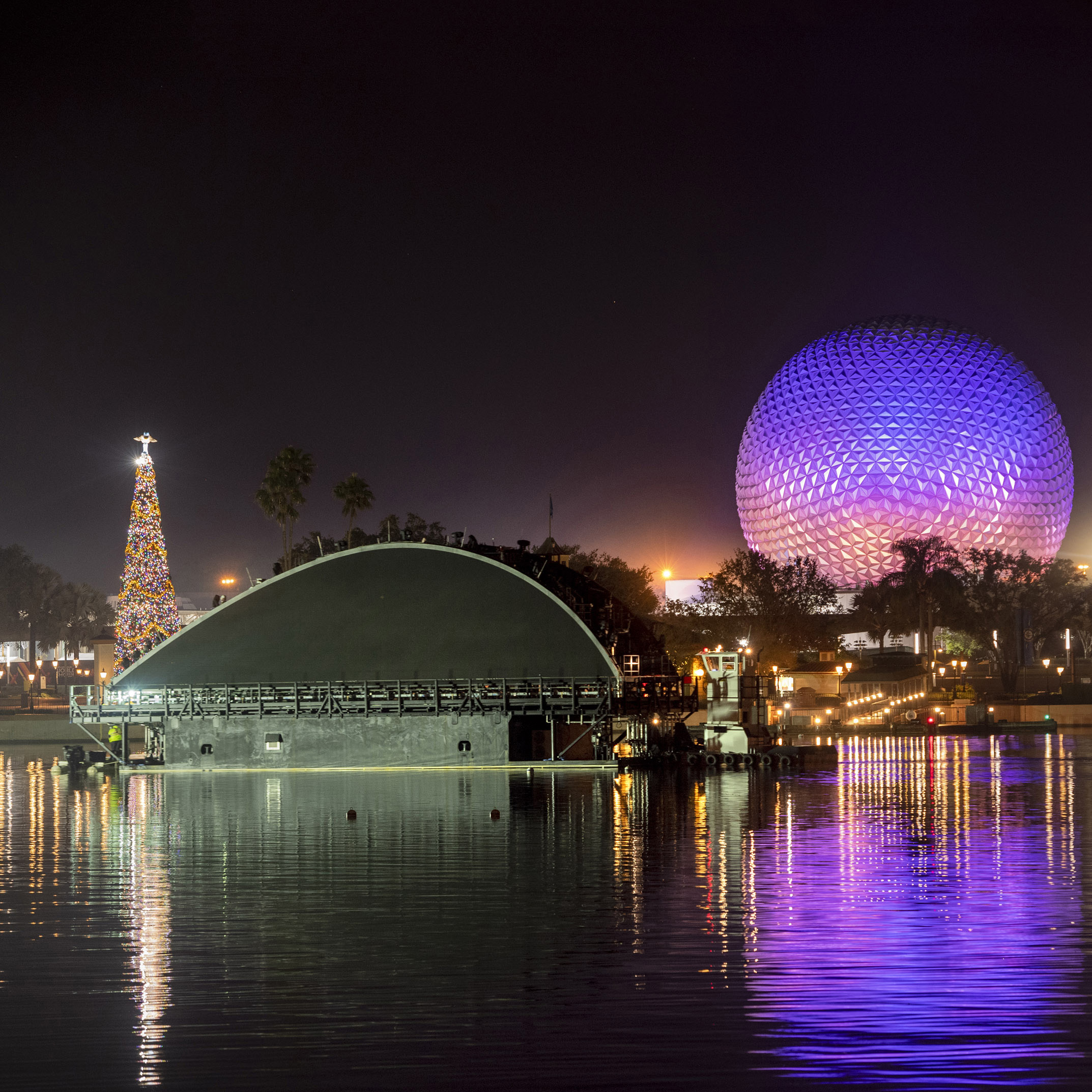 Disney Rolls Out First Barge For New Harmonious Show At Epcot