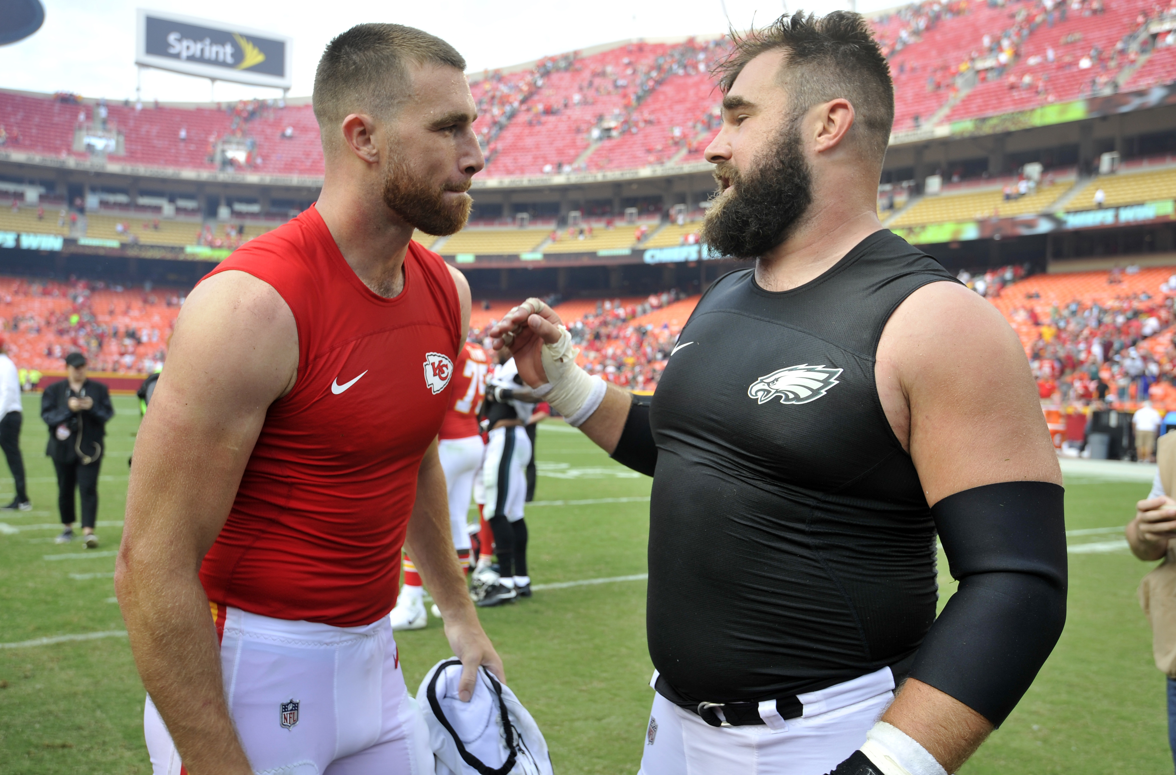 Brother vs. brother: Kelces prepare for Super Bowl showdown - The