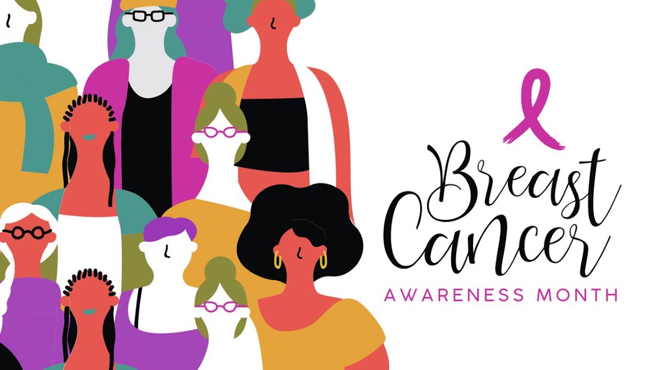 Breast Cancer Awareness Sketch - Queens Medical Associates