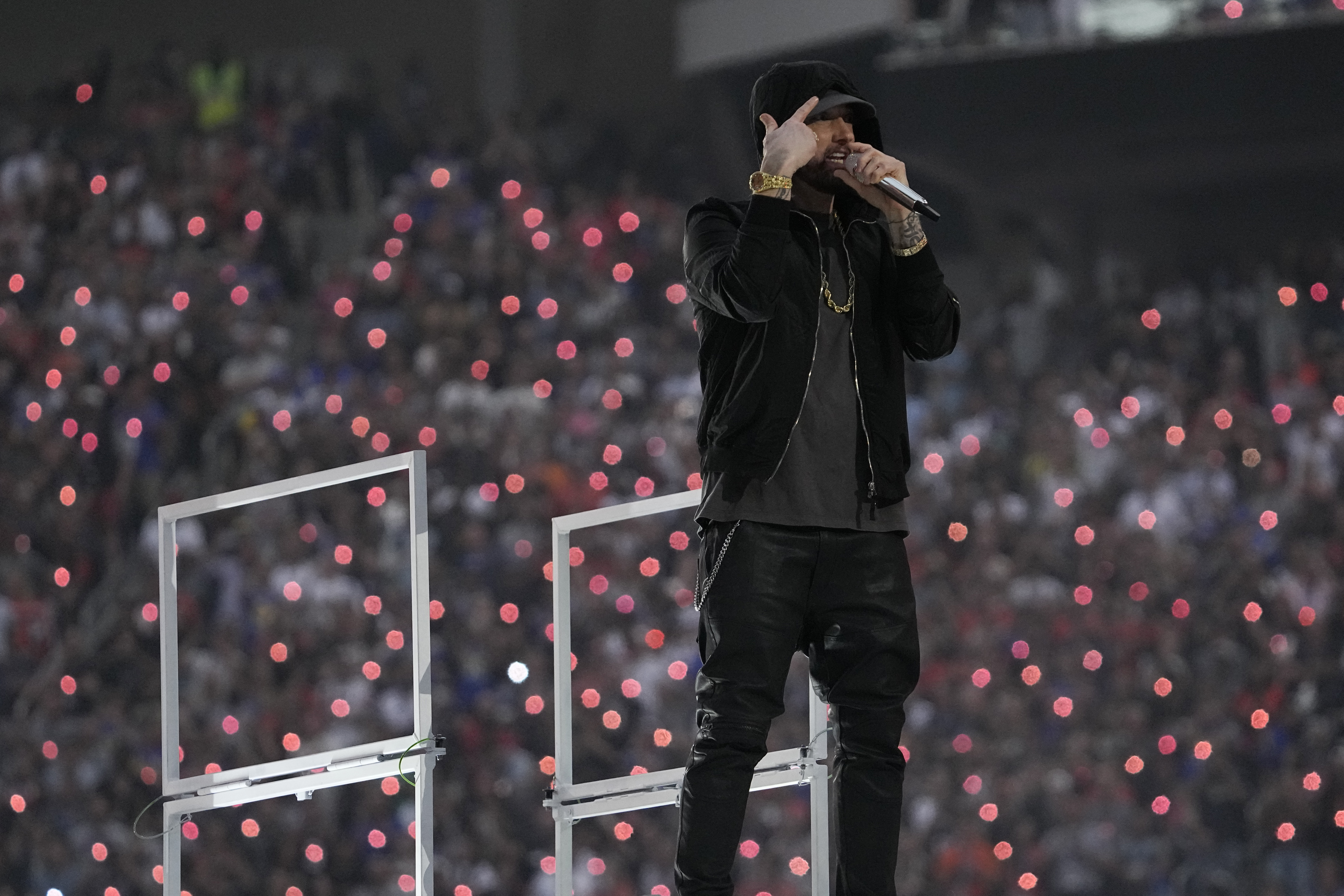 Photos: Relive the epic Super Bowl halftime show by Dre, Snoop and friends