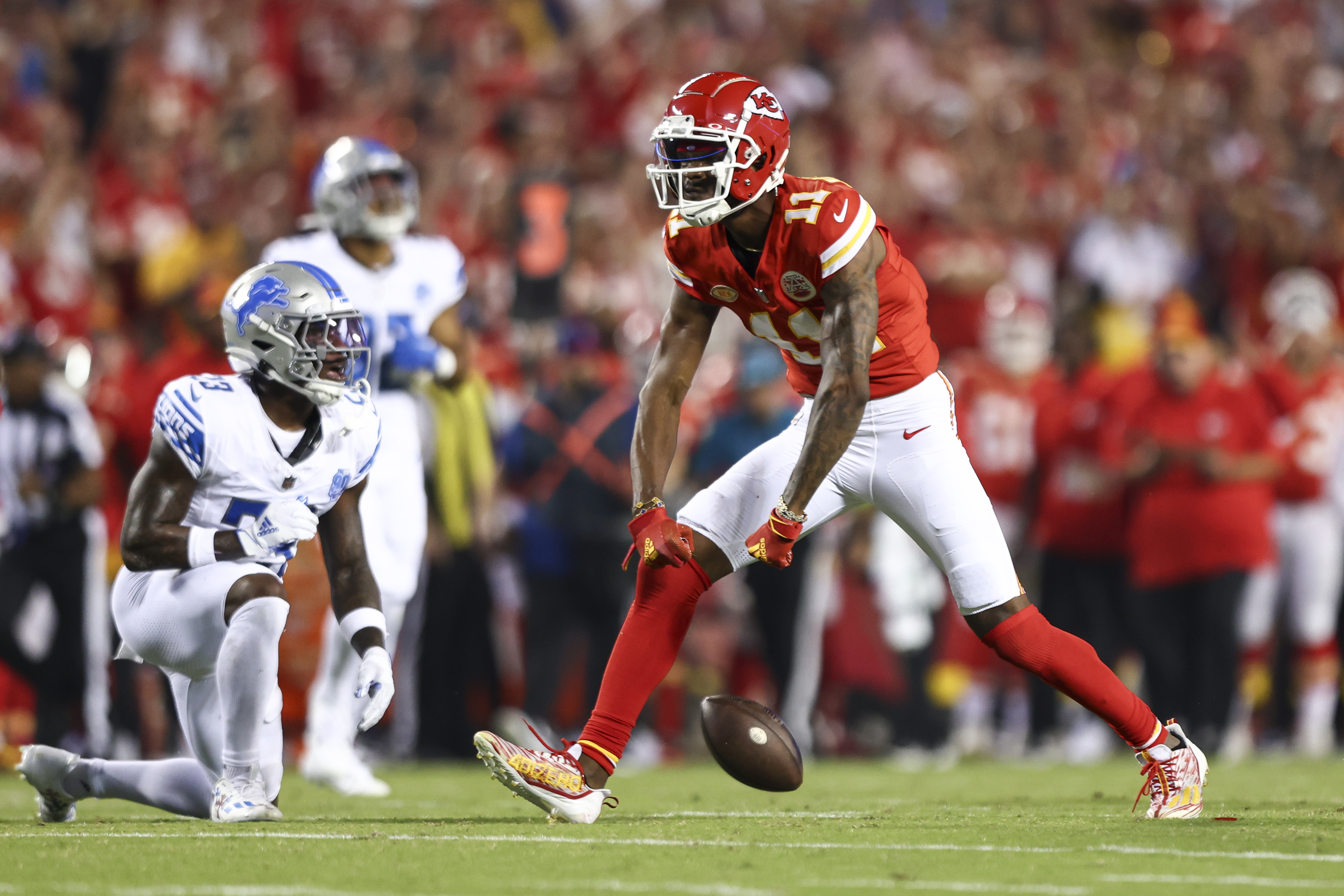 Patrick Mahomes still 'trusts' Kansas City Chiefs wide receiver after  crucial errors in Detroit Lions loss