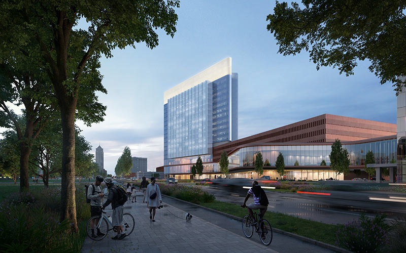 Detroit Development News on X: The Louis 25-story, 500 unit new