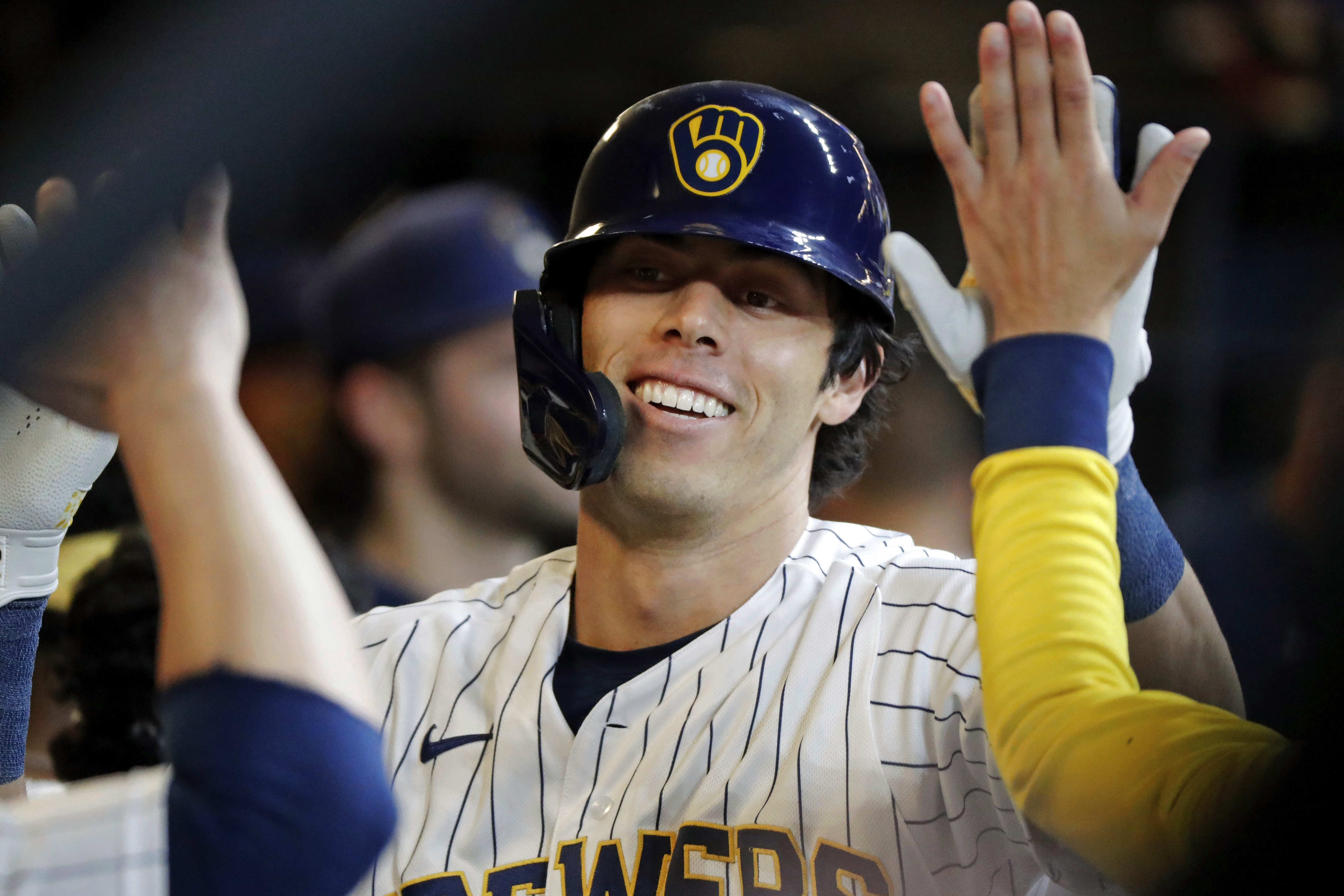 Christian Yelich on verge of becoming fifth player to reach 100 HRs/100  steals in a Brewers uniform