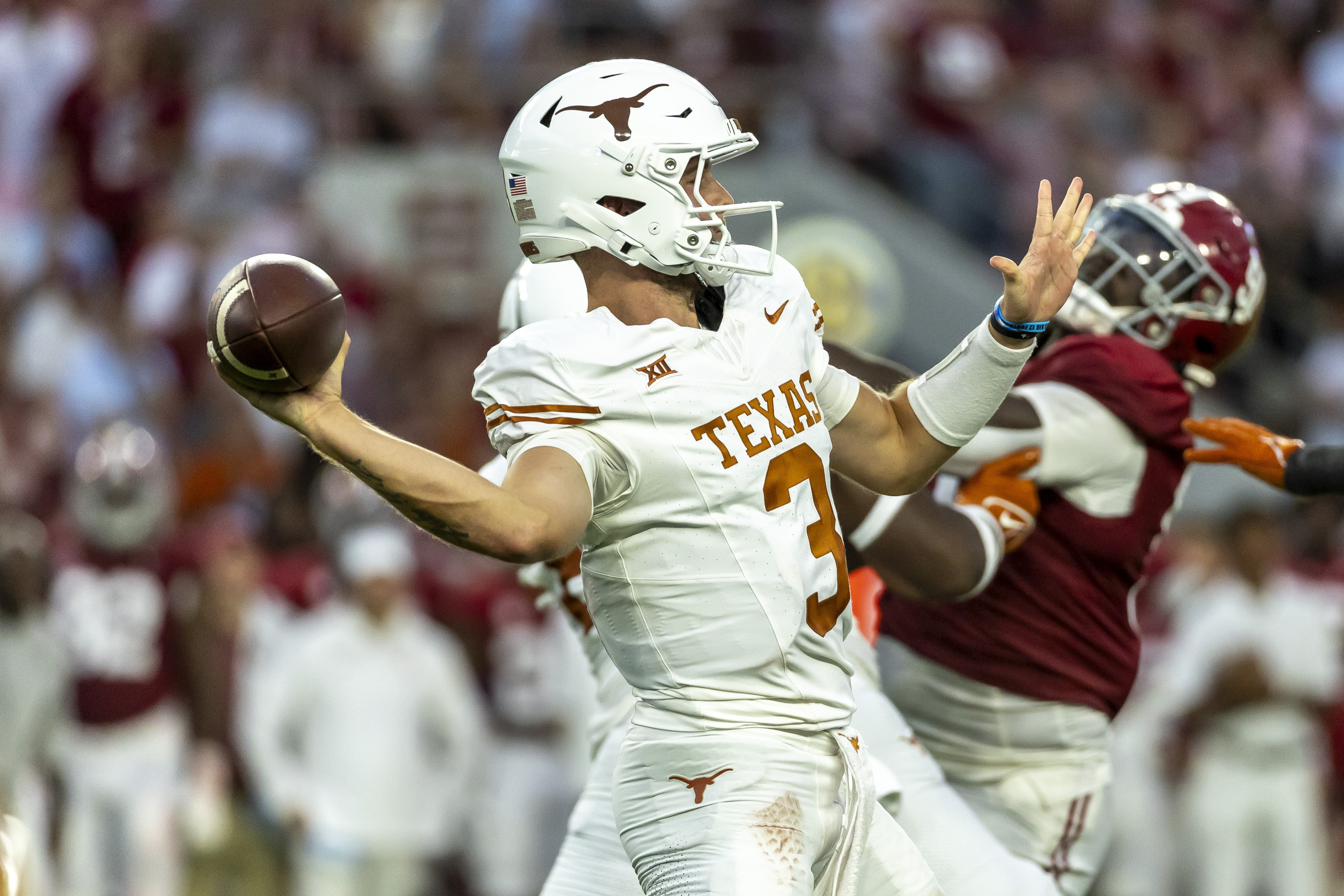 Texas wide receiver Adonai Mitchell (5) during the first half of