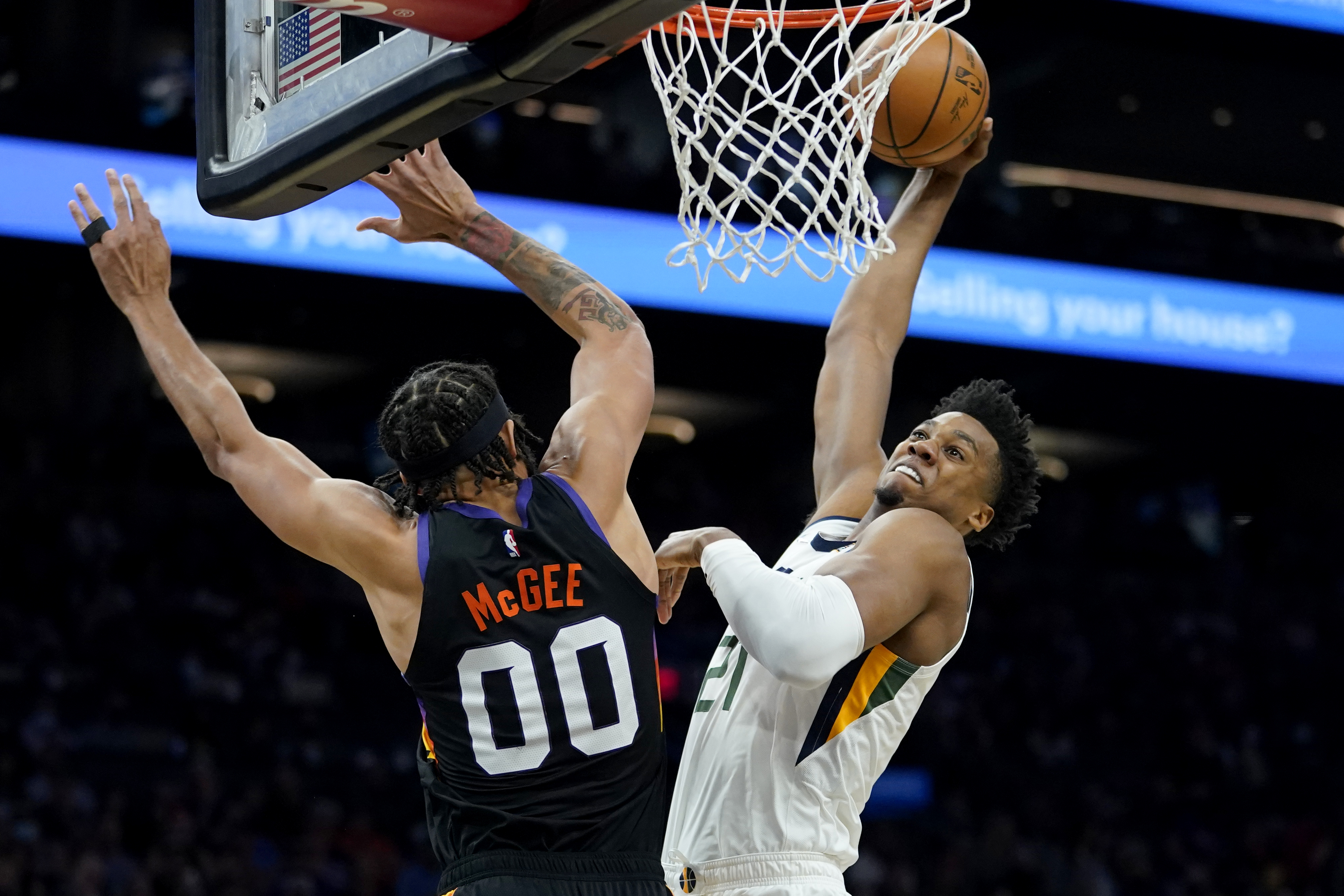 Donovan Mitchell Dunks On Lakers Center JaVale McGee