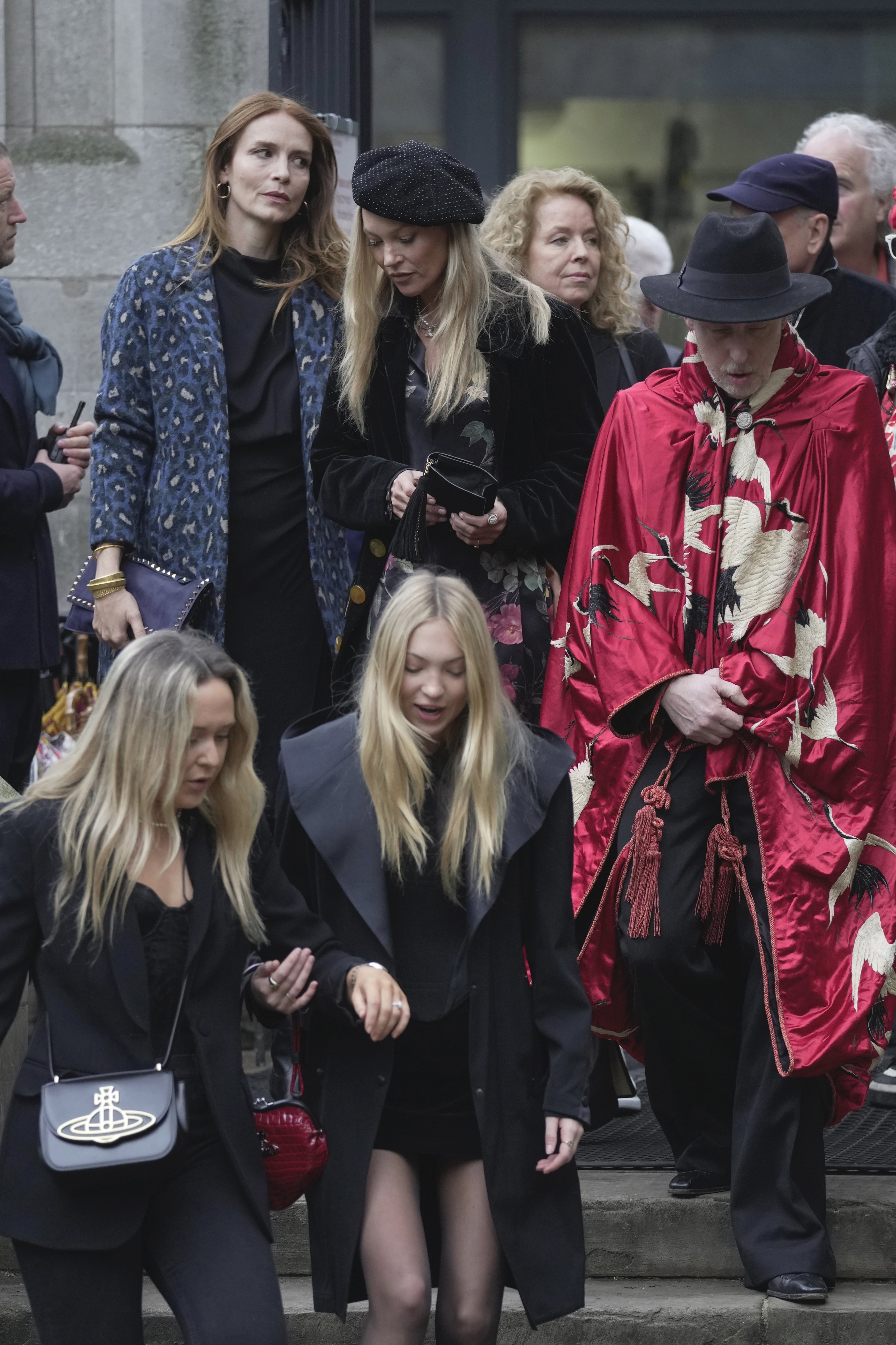 Geldof, Moss and Stormzy attend Vivienne Westwood memorial