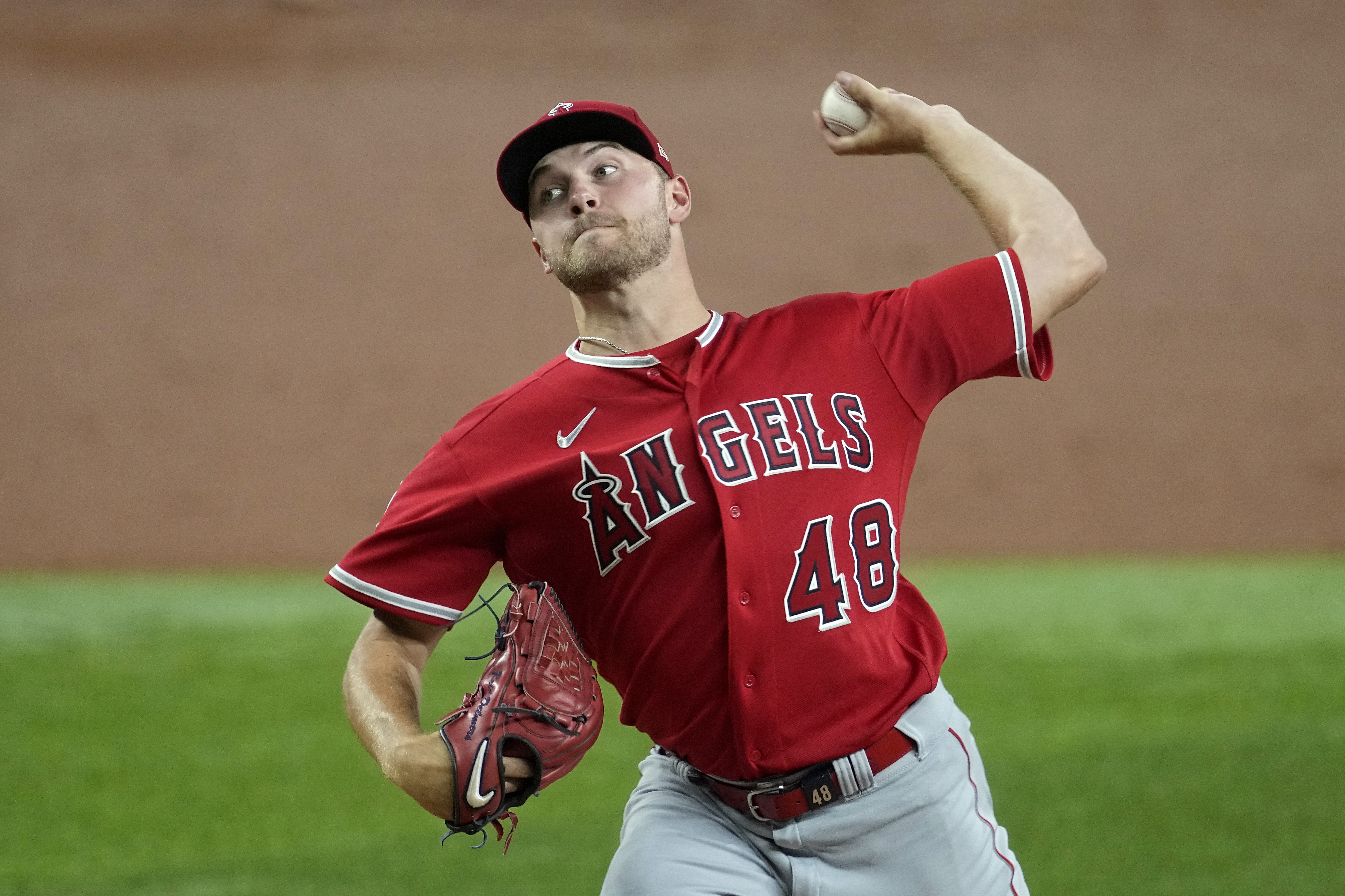 Angels lefty Reid Detmers flirts with second career no-hitter vs. Rangers 