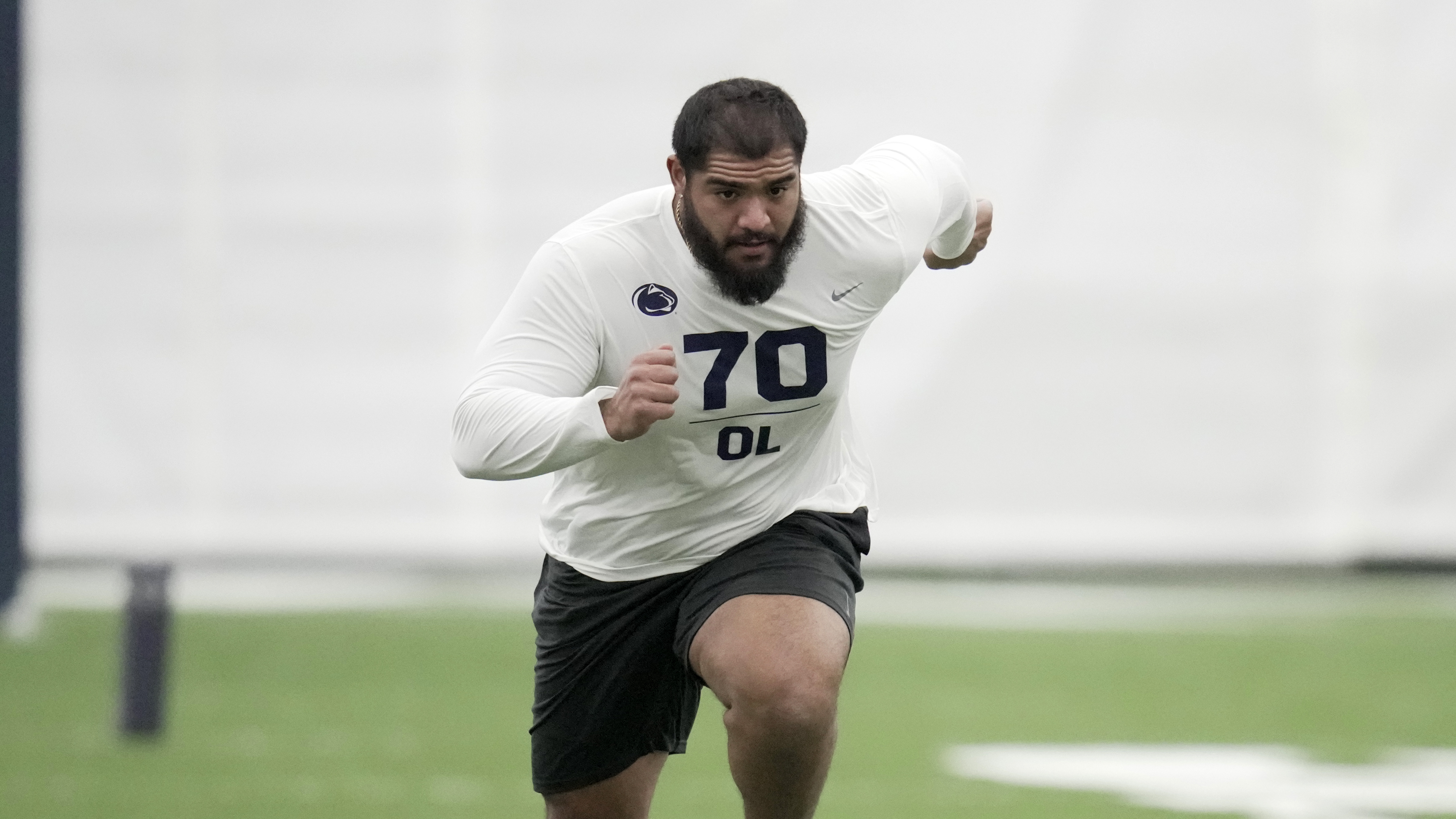 Bills met with Penn State OL Juice Scruggs at 2023 NFL combine