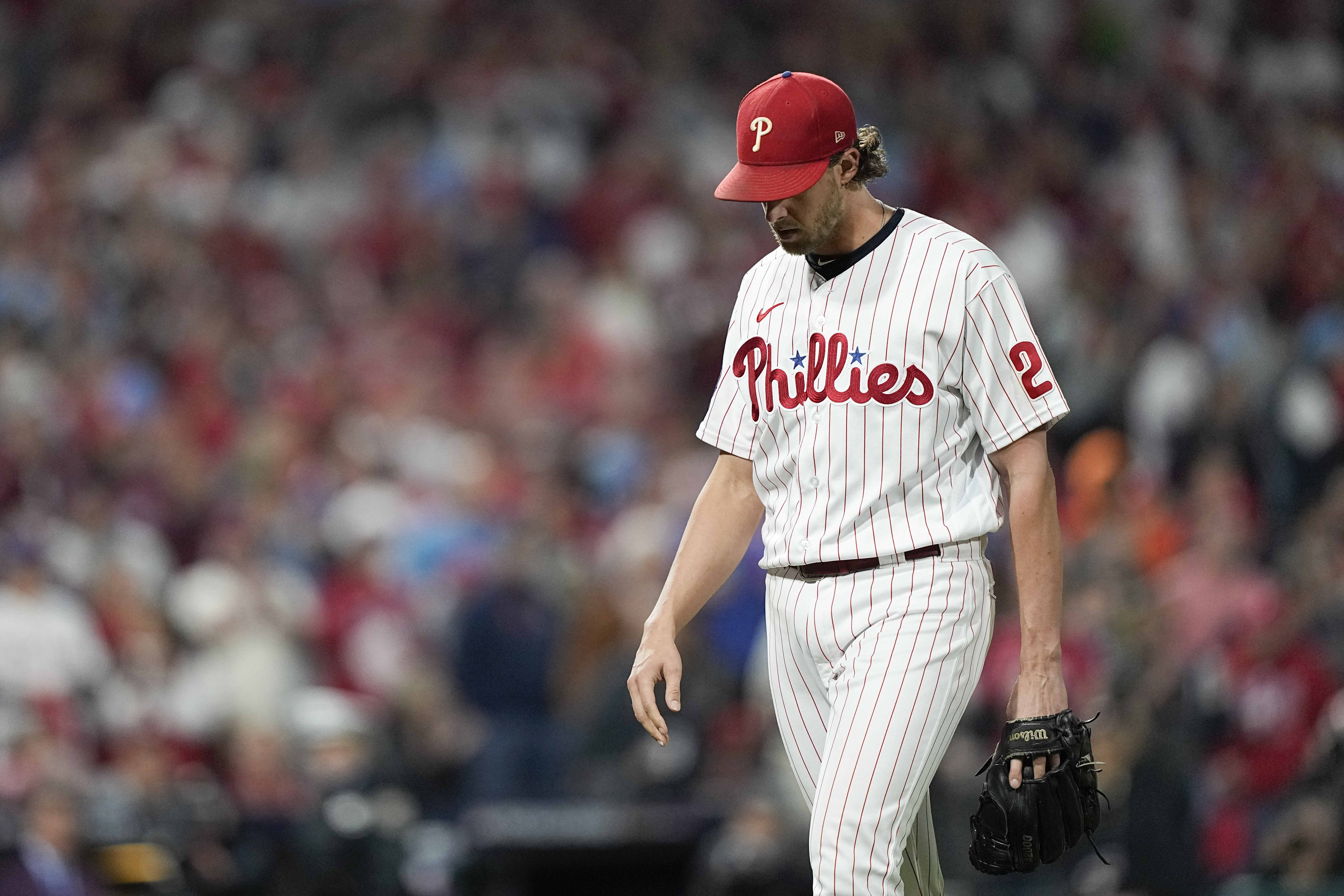 Nola, Alvarado falter, Phillies bats silent in Game 4 loss - WHYY