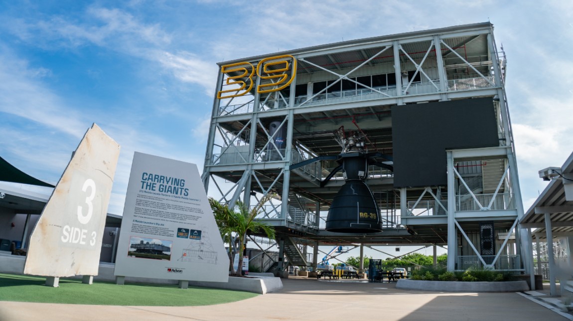 Experience rocket test fire simulation at Kennedy Space Center