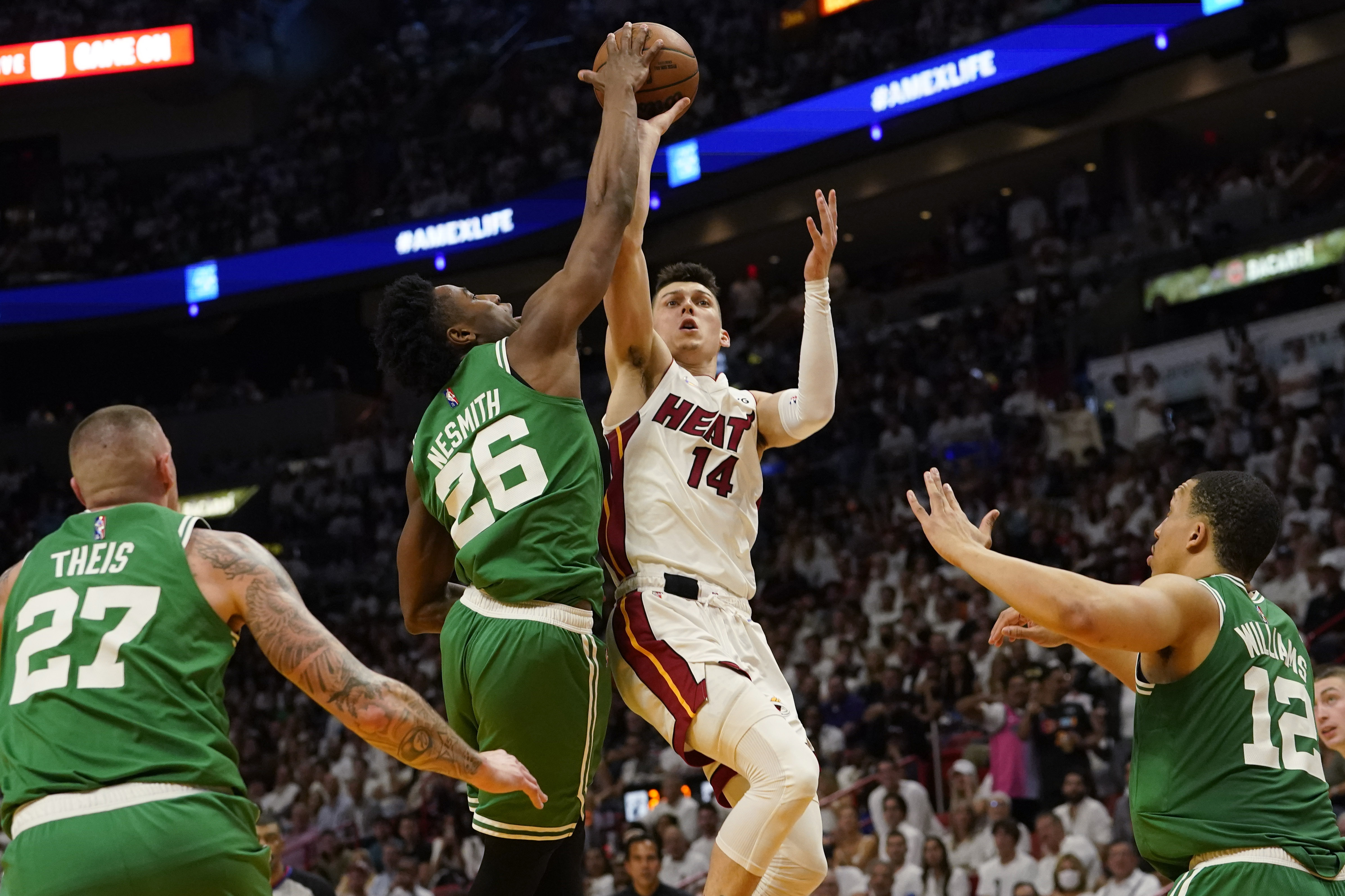 Celtics reach NBA Finals, hold off Heat 100-96 in Game 7