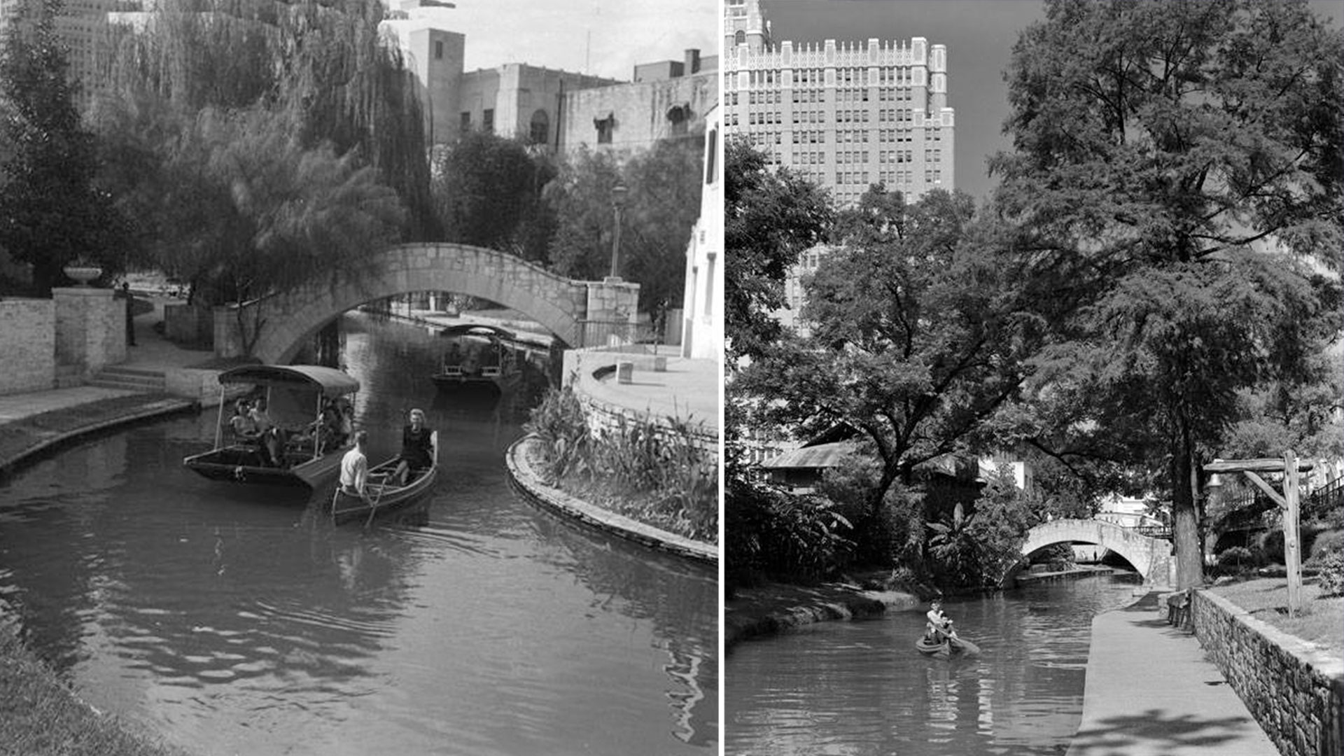 Historical photos show famed San Antonio River Walk in different light