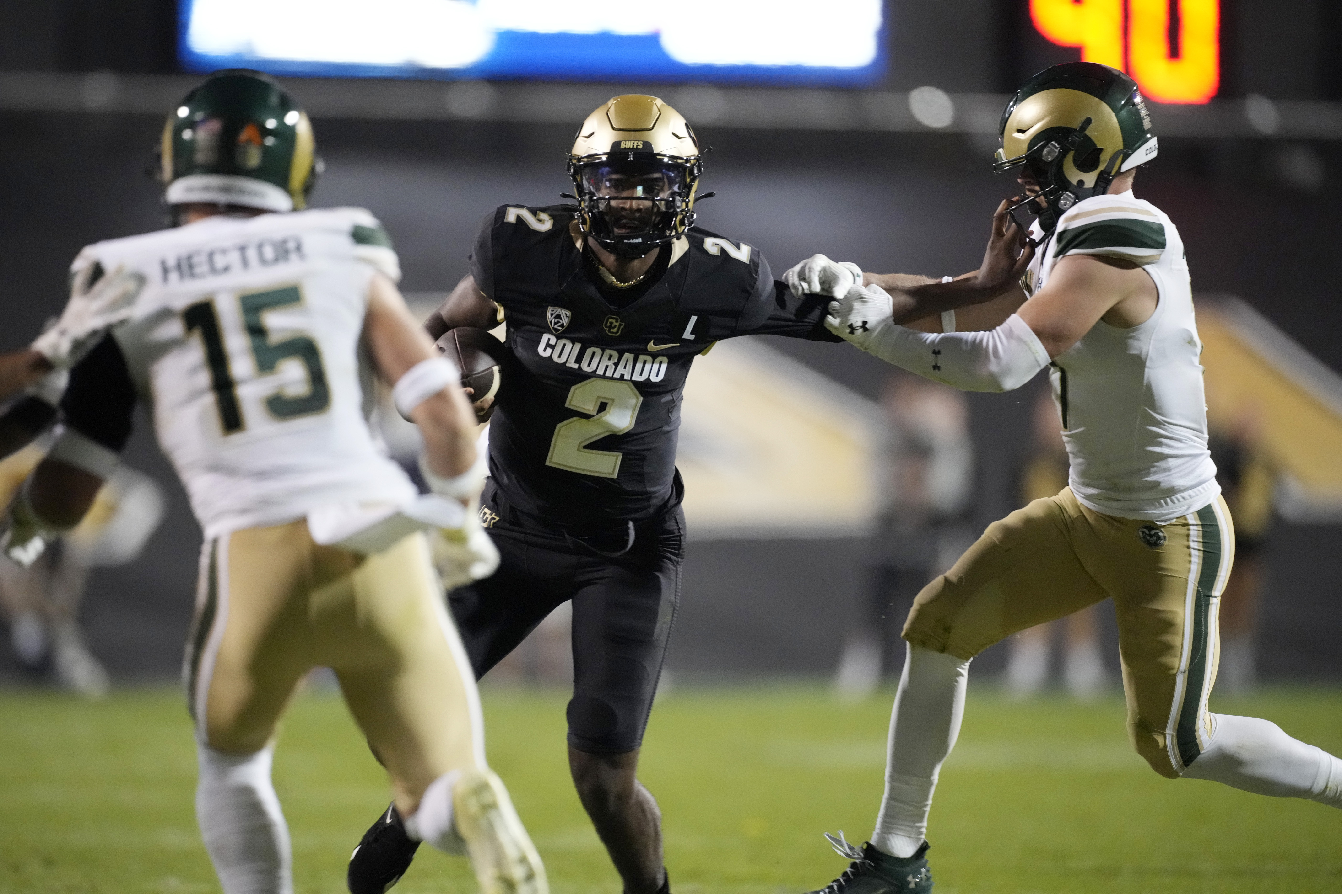 Wearing No. 21 just like dad, safety Shilo Sanders leads Colorado's defense  into game at Oregon