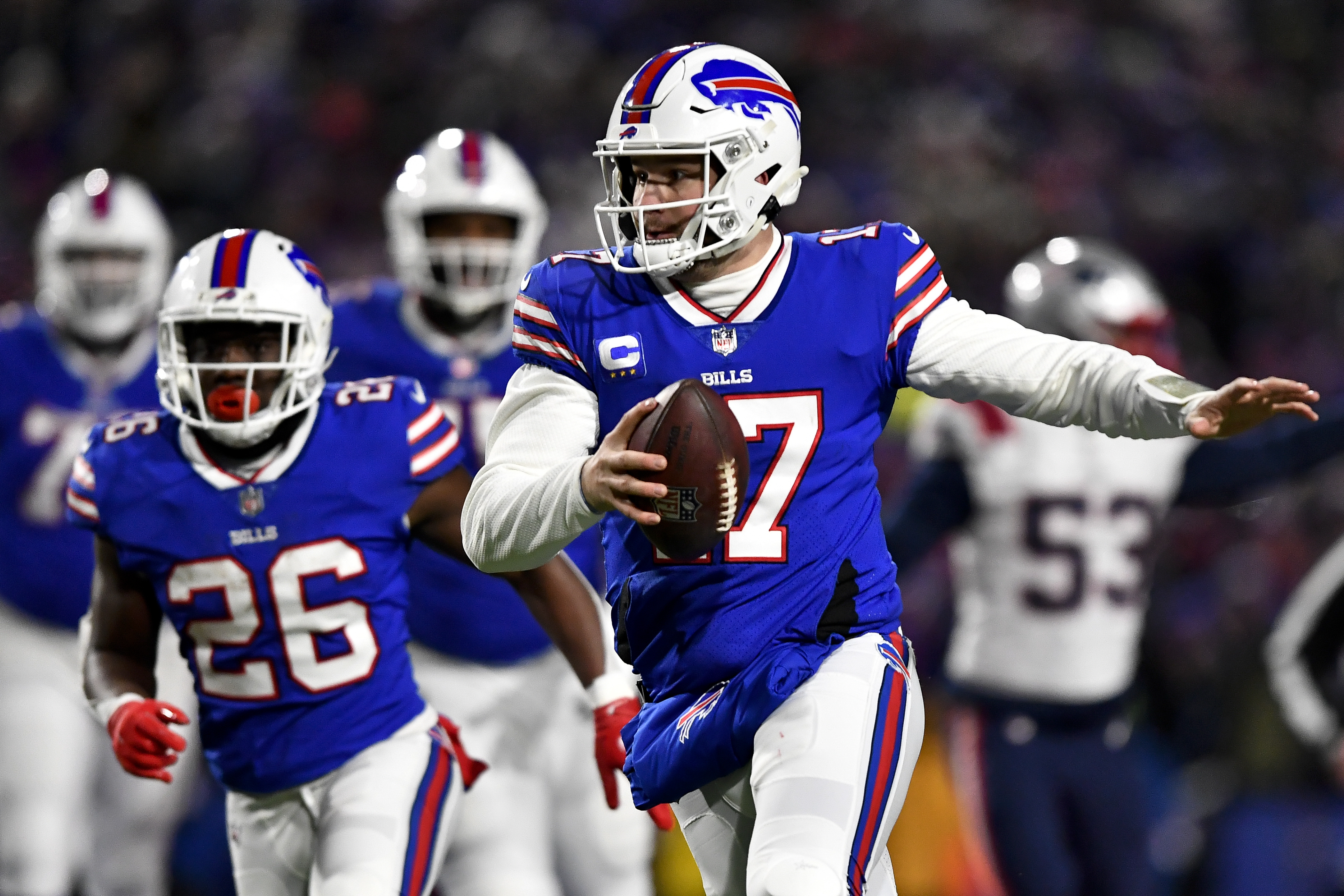 Josh Allens throws 5 TDs as Bills throttle Patriots, 47-17