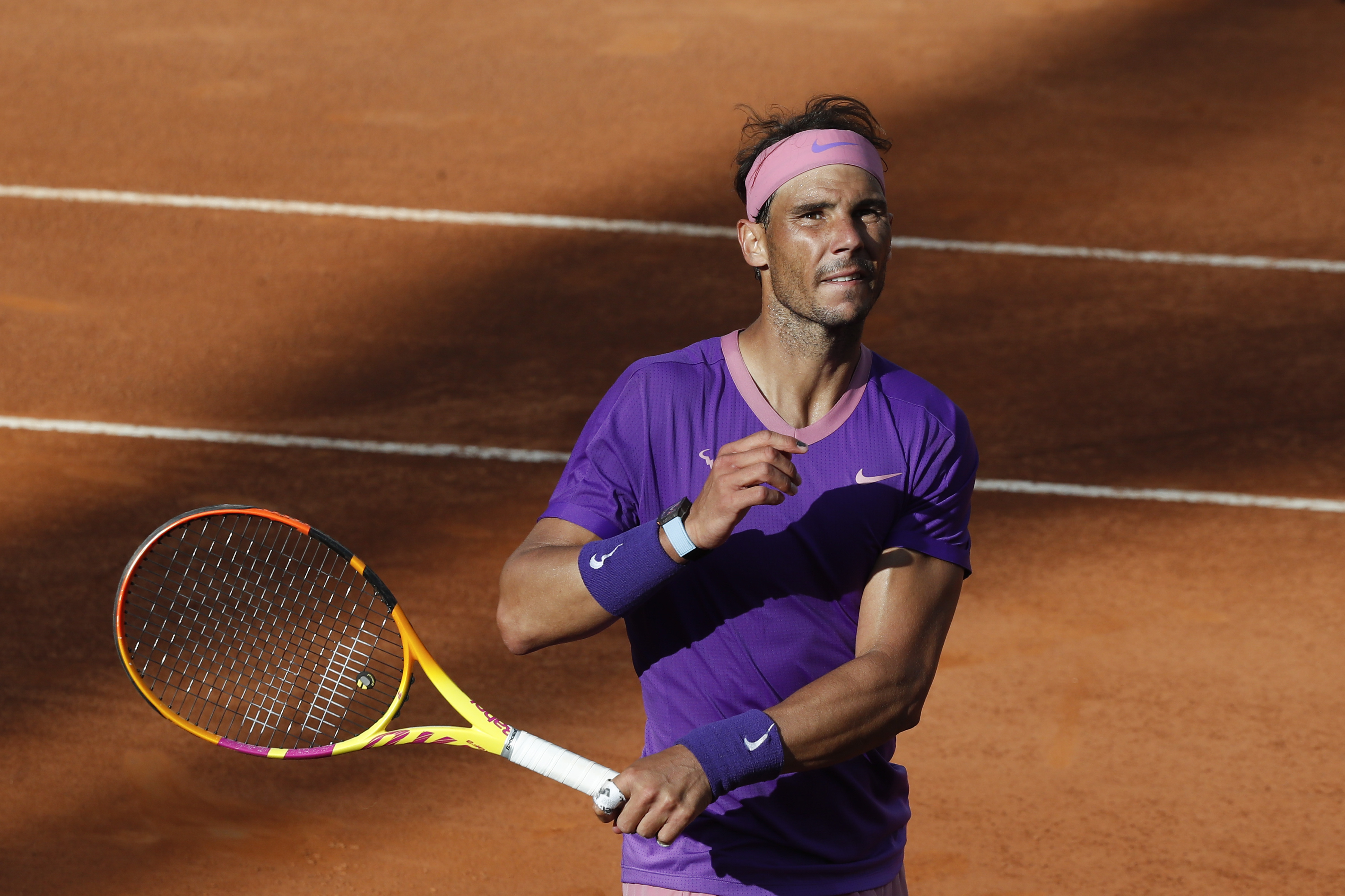 Never count him out Nadal rallies past Shapovalov in Rome