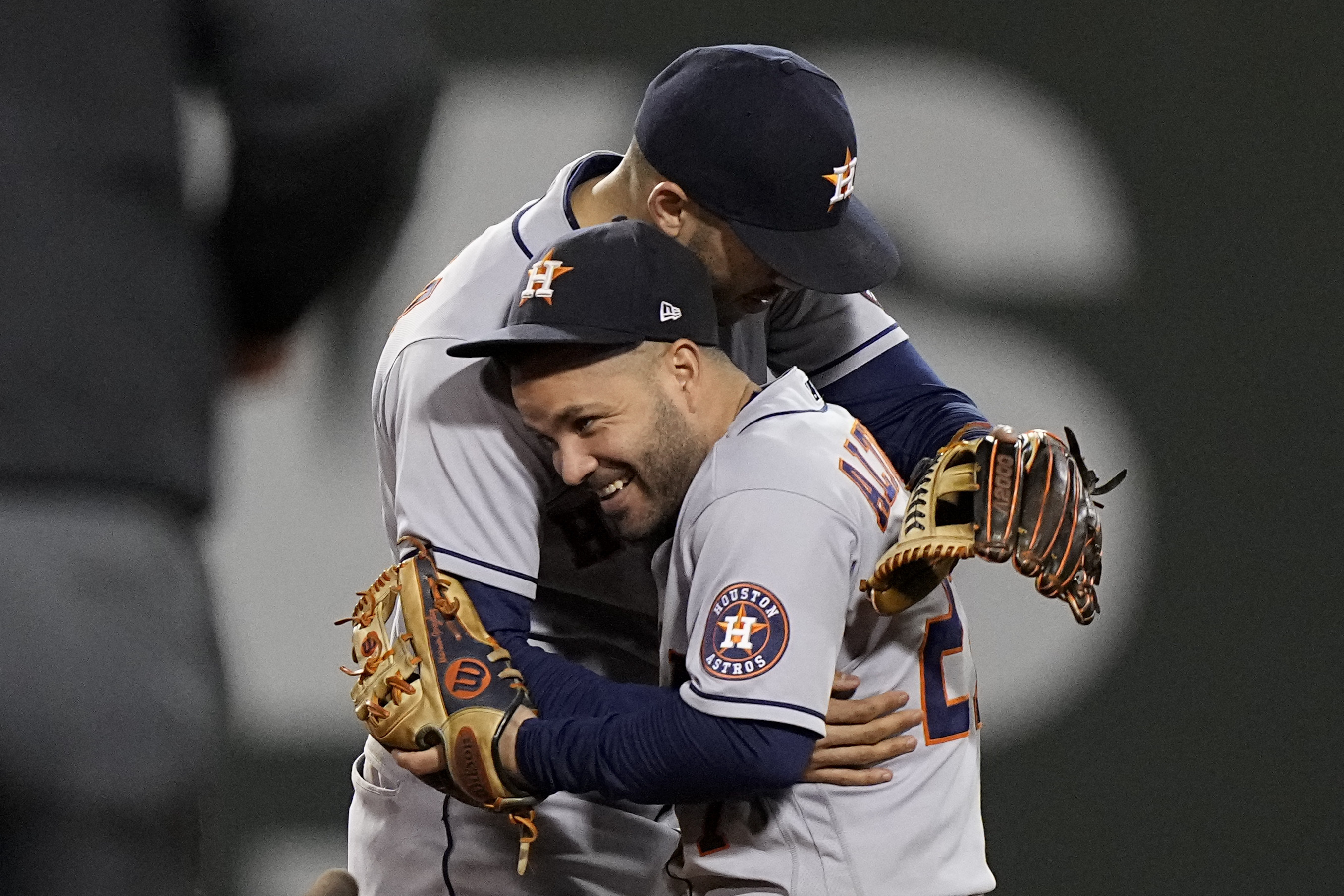 Uniforms need to be switched Altuve is the Daddy, Where's the mini  trashcan? - MLB Twitter reacts to adorable dad-son duo dressed up as Jose  Altuve and Aaron Judge for Halloween