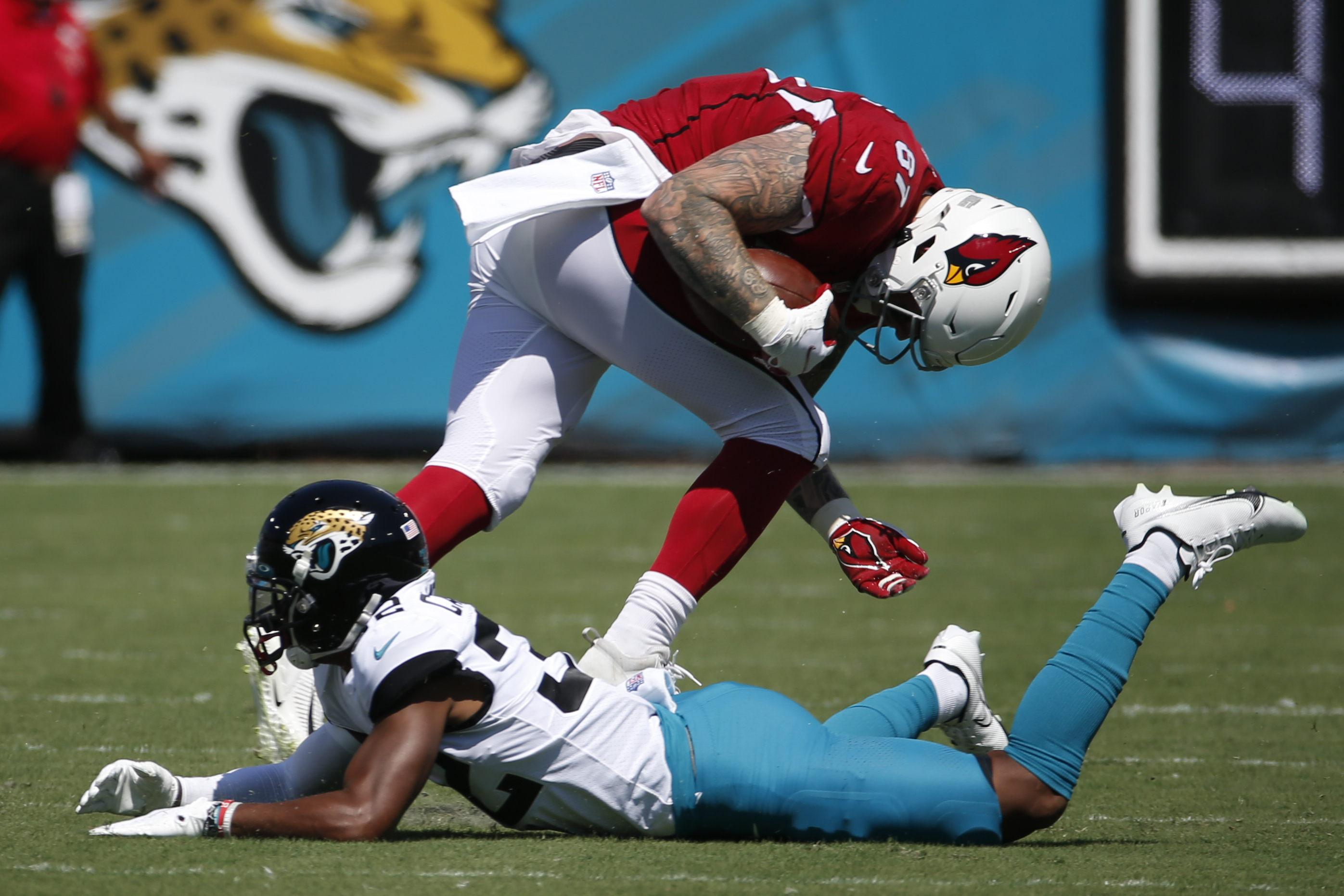 Cards use Pick-6 to overcome Kick-6, beat Jaguars 31-19 - The San Diego  Union-Tribune