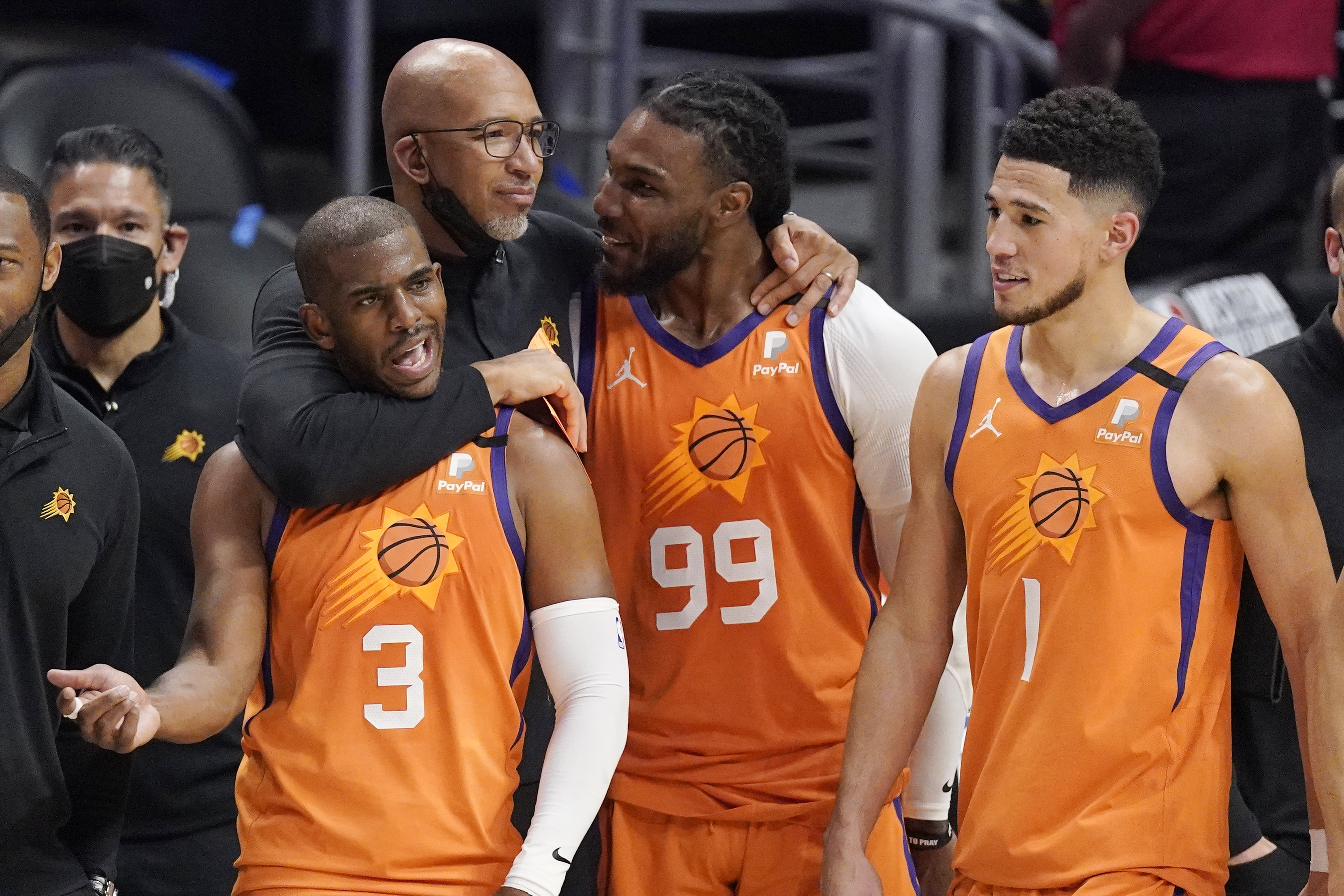 Youth Phoenix Suns Devin Booker Jordan Brand Orange 2020/21