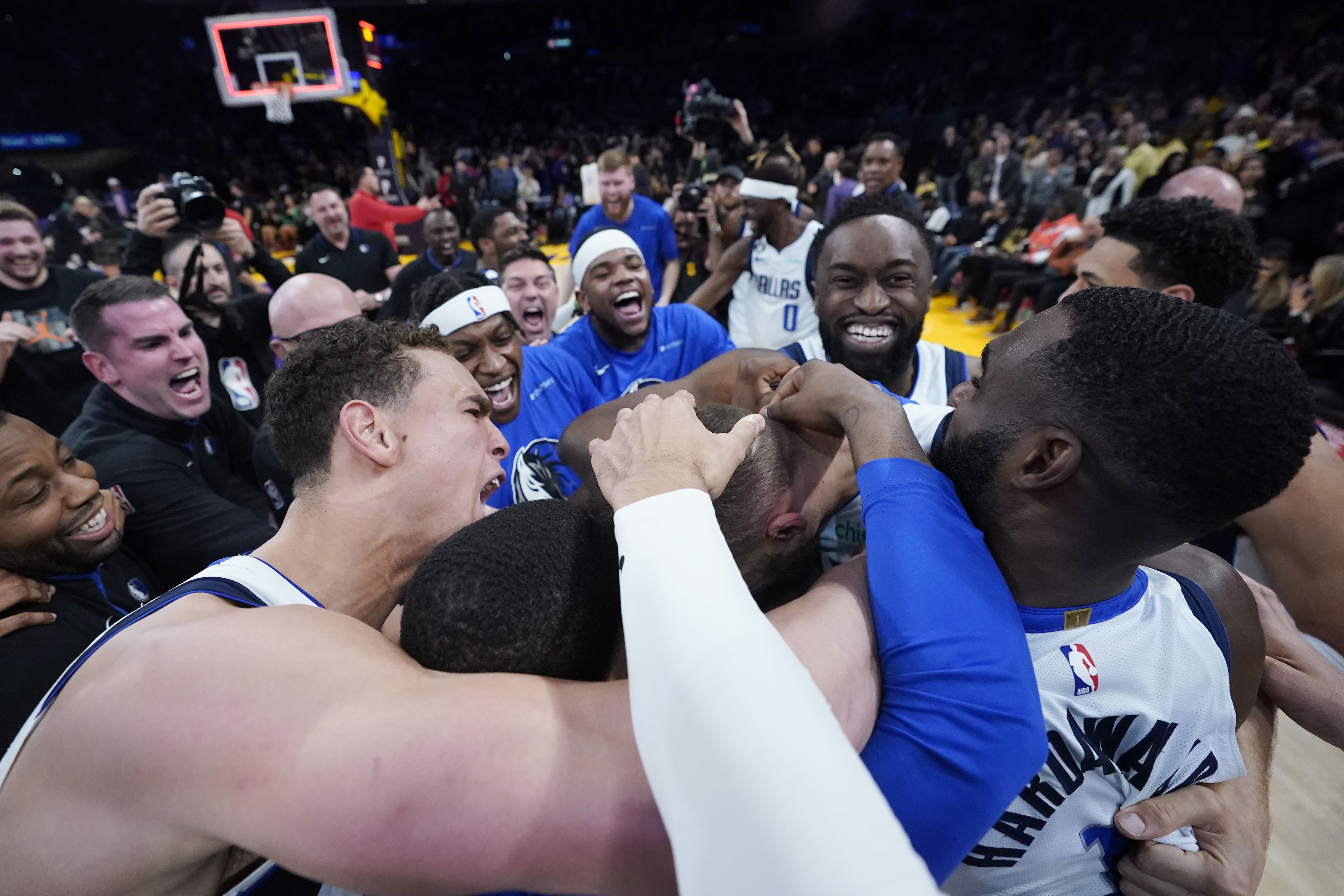 From every angle: Relive Maxi Kleber's buzzer-beating 3-pointer in