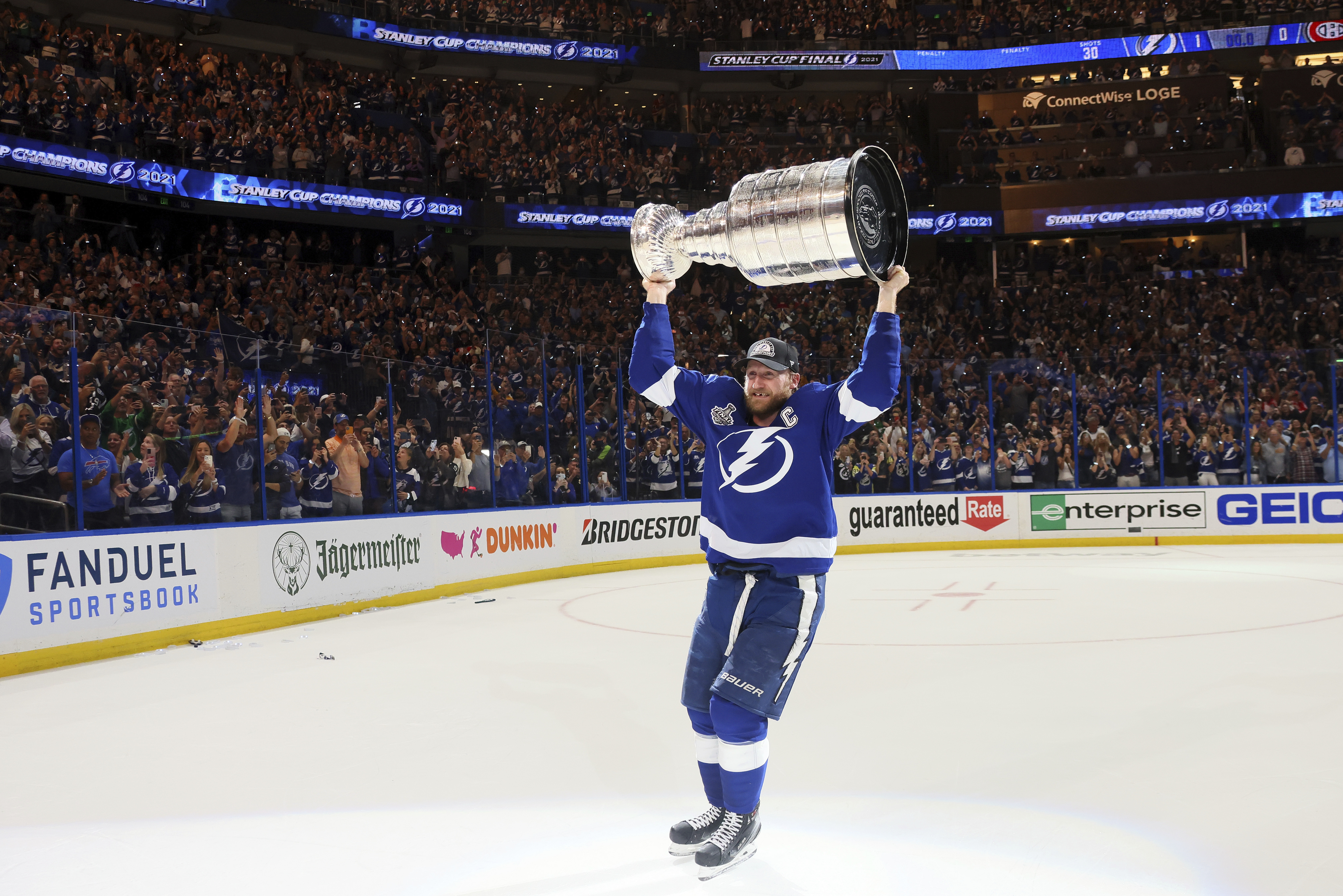 Victor Hedman Tampa Bay Lightning 2021 Stanley Cup Champions