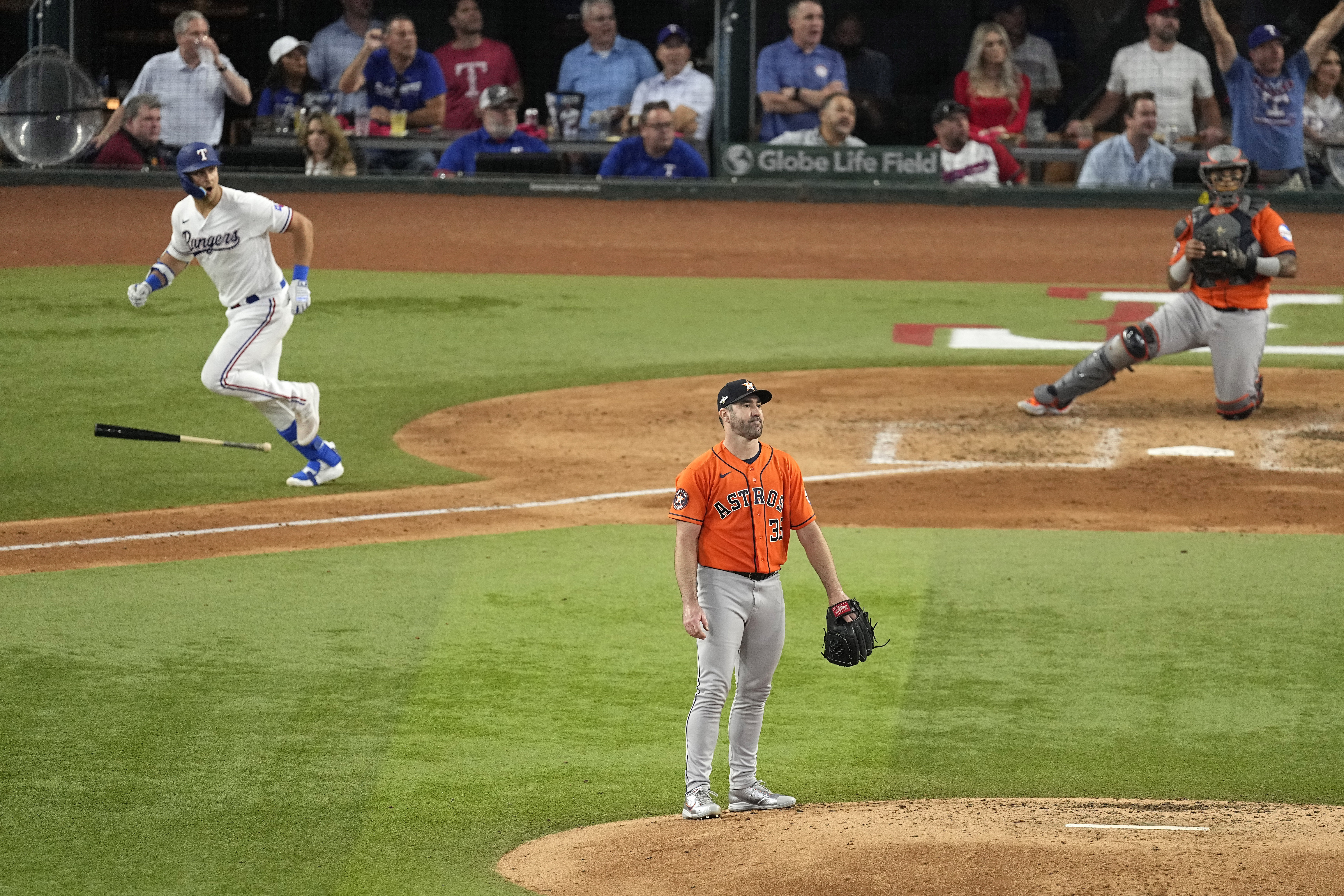 Altuve hits go-ahead homer in 9th, Astros take 3-2 lead over Rangers in  ALCS after benches clear