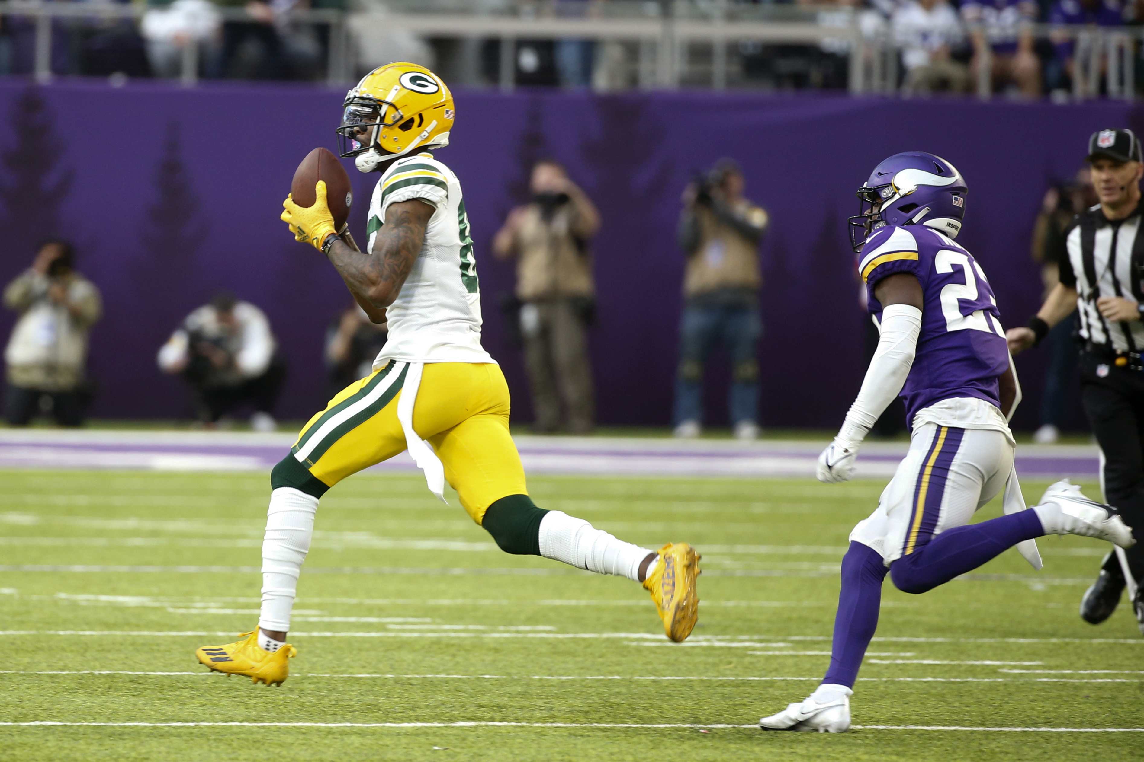 Vikings outlast Rodgers, Packers 34-31 on game-ending FG