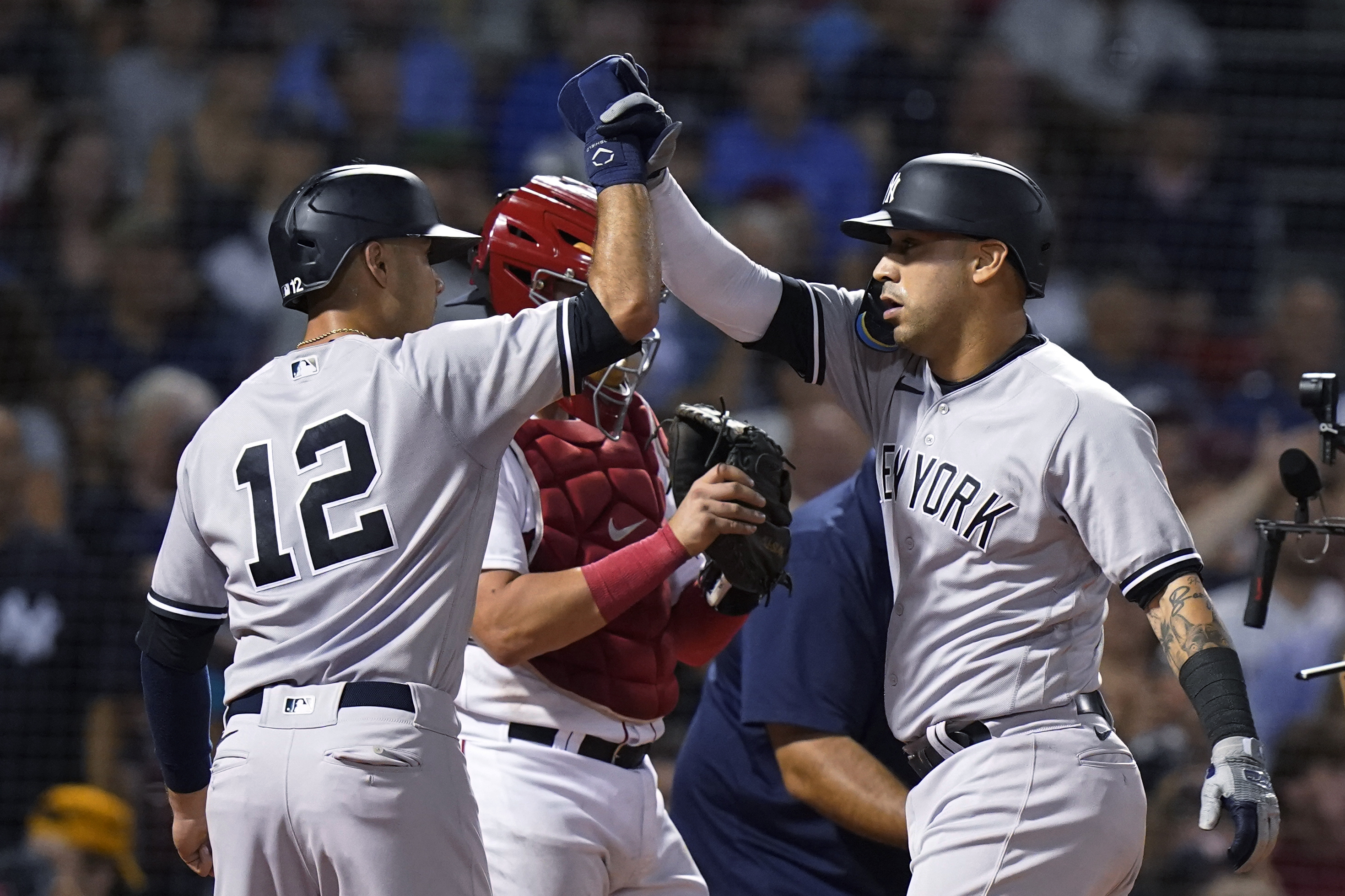 Red Sox fall to Yankees in 10 as Judge homers twice to reach 57