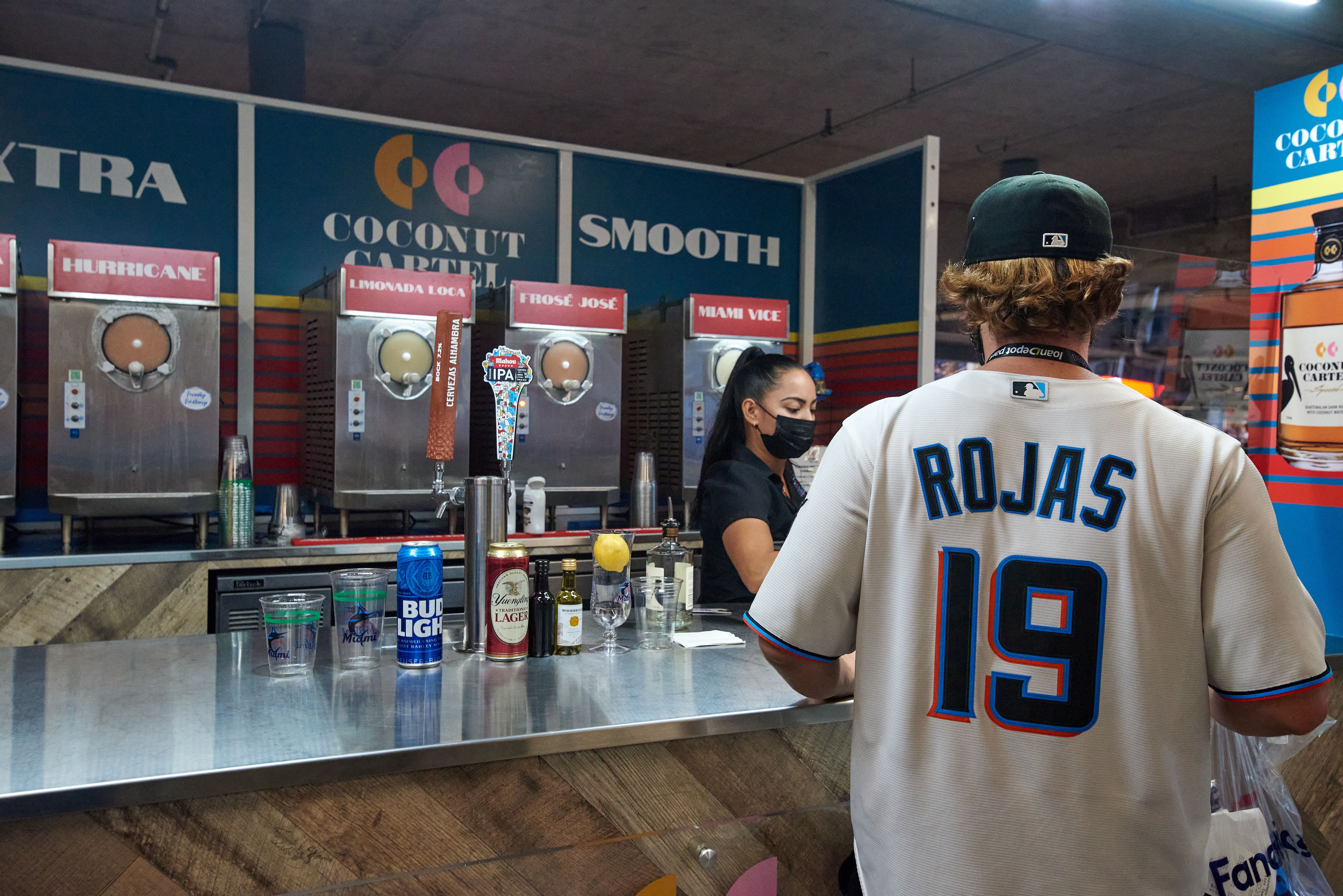 A 'home rum!' Coconut Cartel slushy bar opens at the Miami Marlins stadium